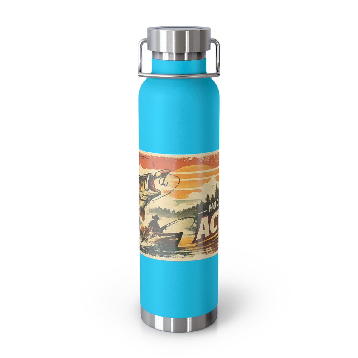 Hooked on Action Insulated Flask – Retro Fishing Flask