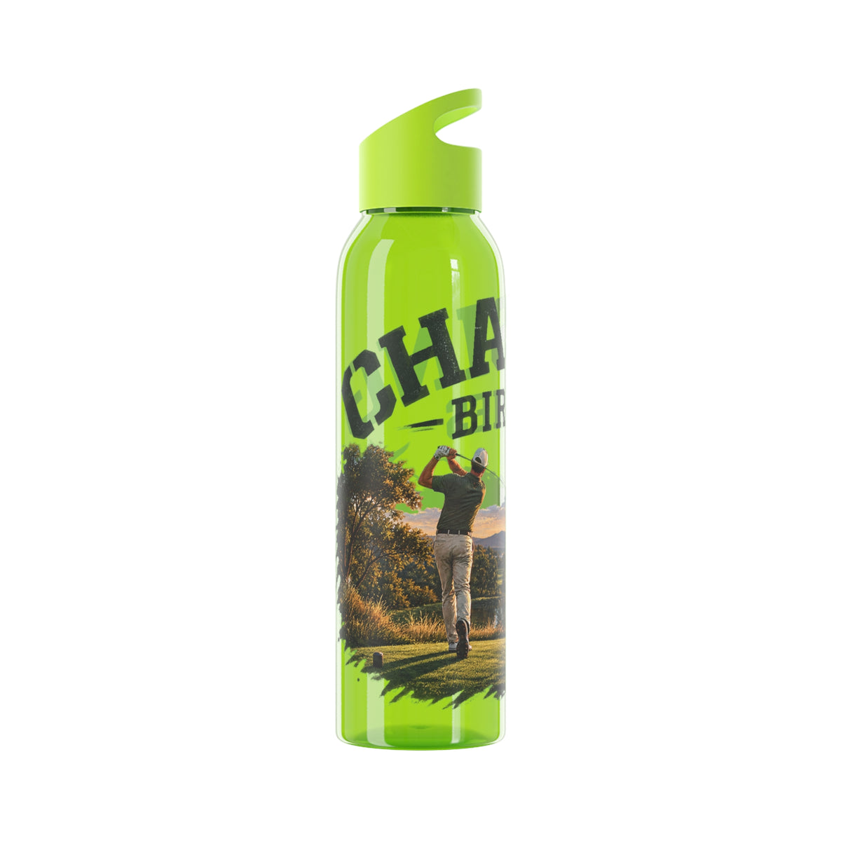 Chasing Birdies Golf Water Bottle – Full Wrap Golfer Design