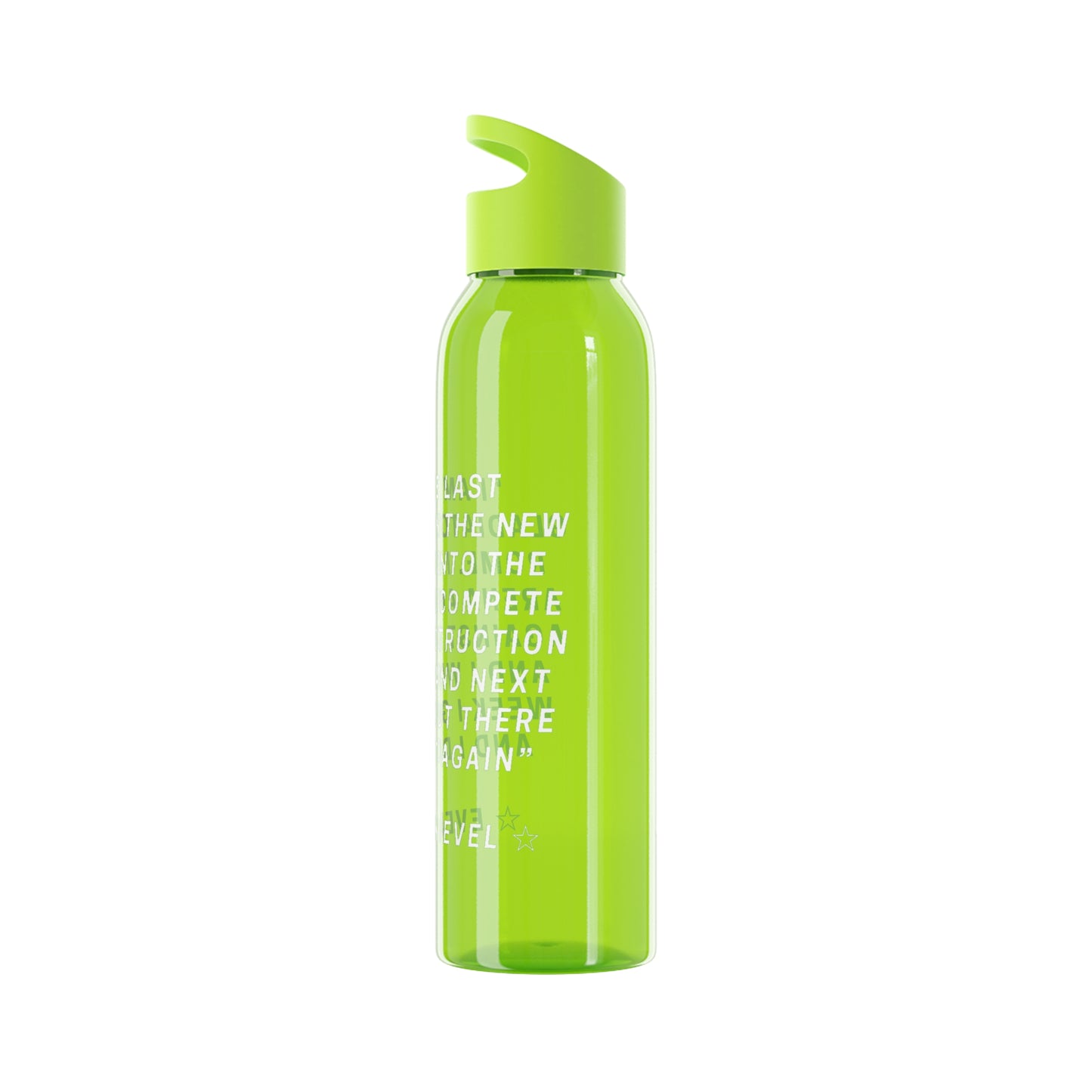 Evel Kneivel Legends Quote Water Bottle