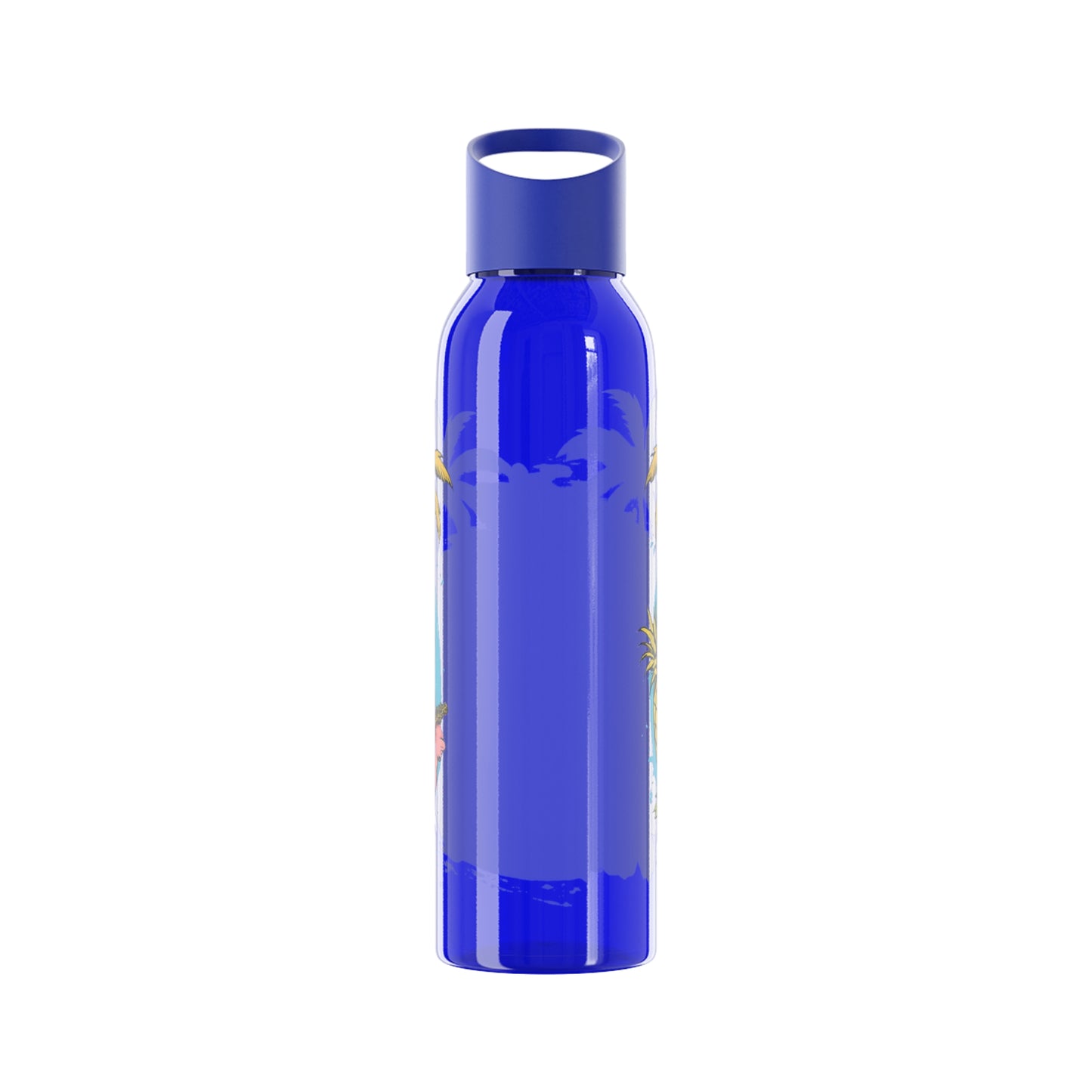 Easy Living Co       and the Living is Easy Tropical Reusable Water Bottle | Beach & Summer Sports Bottle