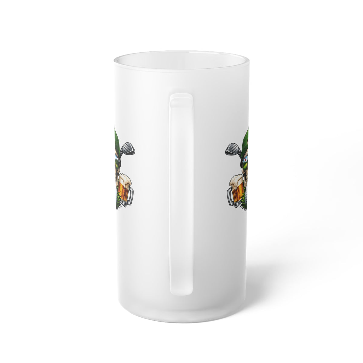 Fairways & Cold Beers Golf Skull Beer Tankard