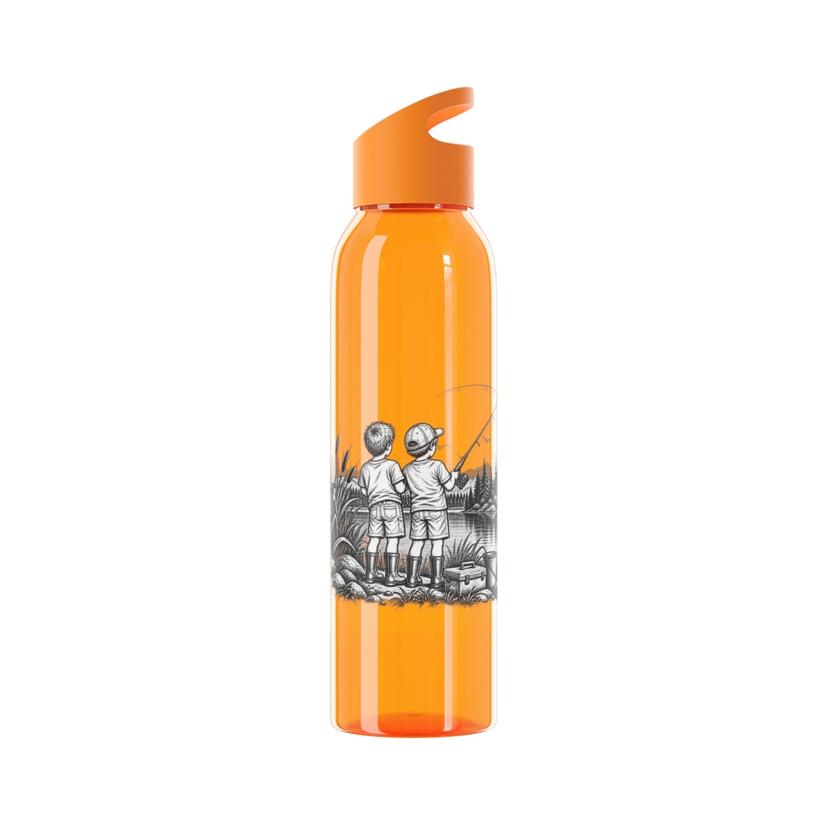 Fishing Friends Water Bottle – Illustrated Fishing Bottle
