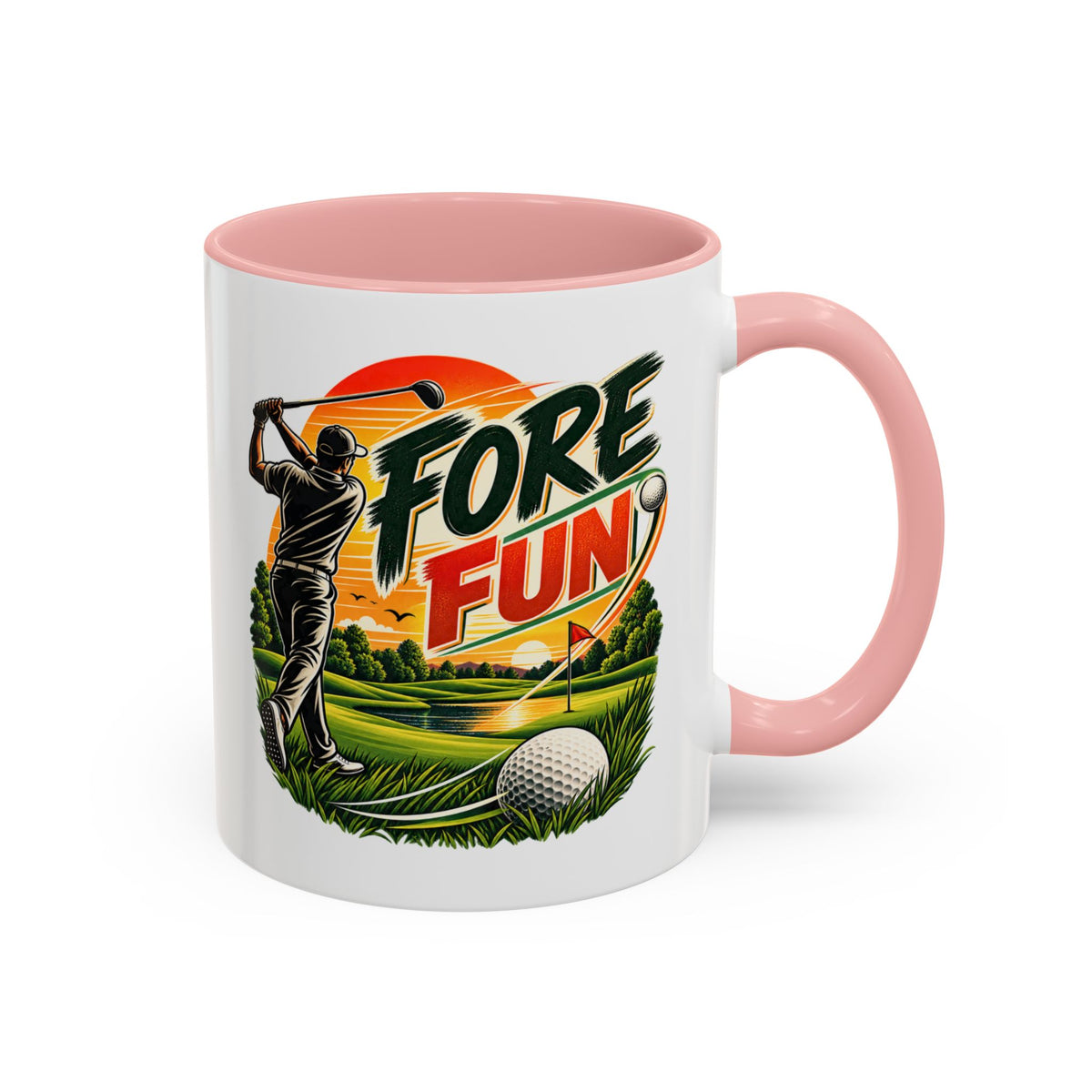 Fore Fun Golf-Tasse – Retro-Golfer-Tasse