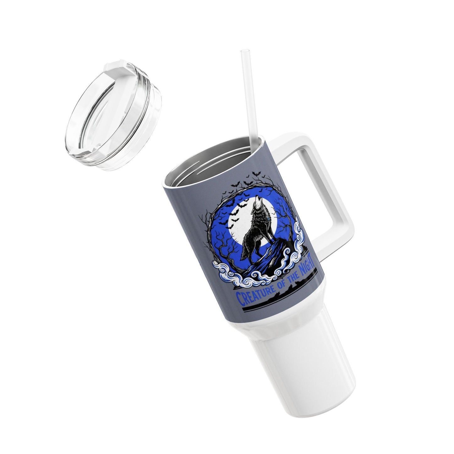 Isolierte Reise-Tasse „Kreatur der Nacht“