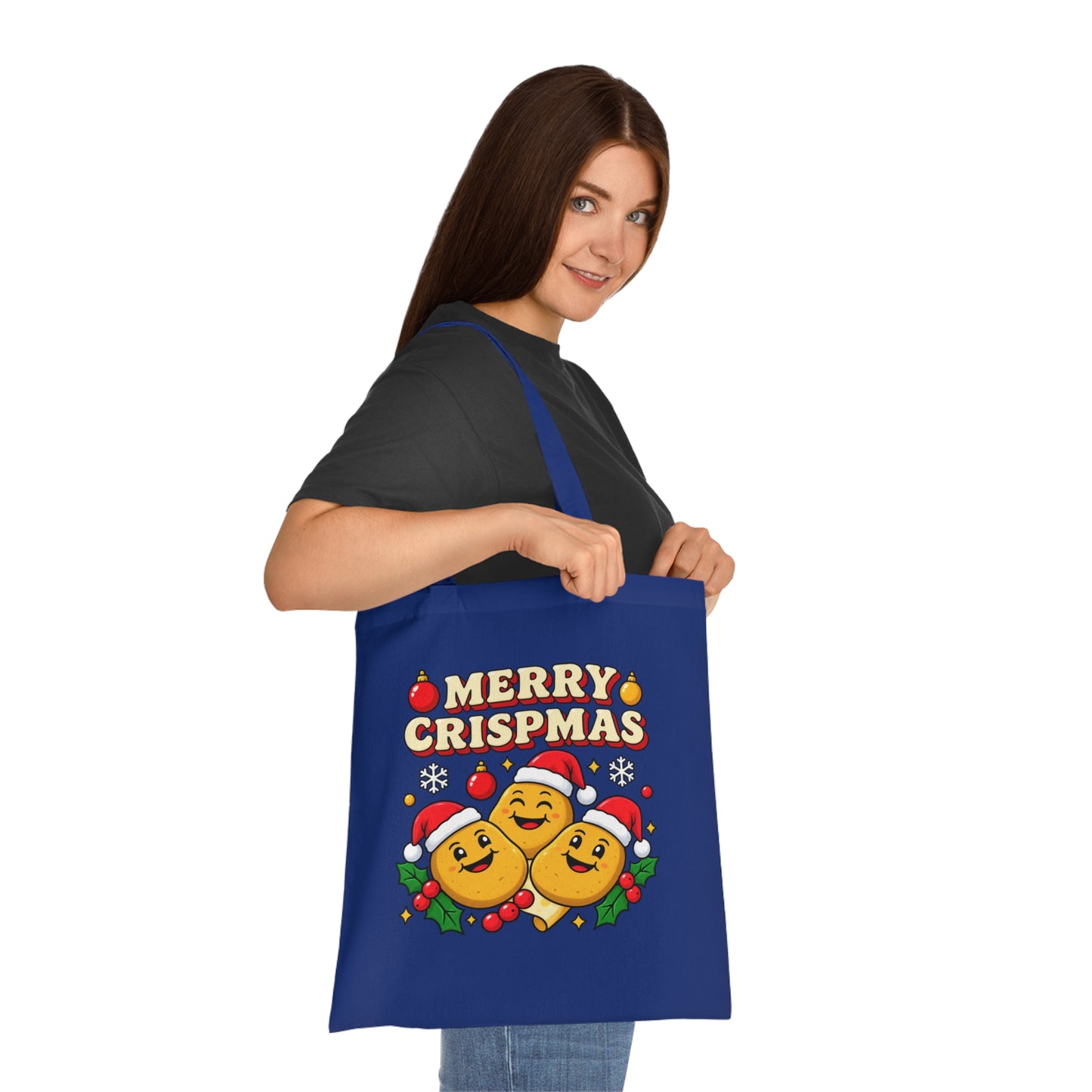 Merry Crispmas Christmas Tote Bag – Funny Festive Shopper