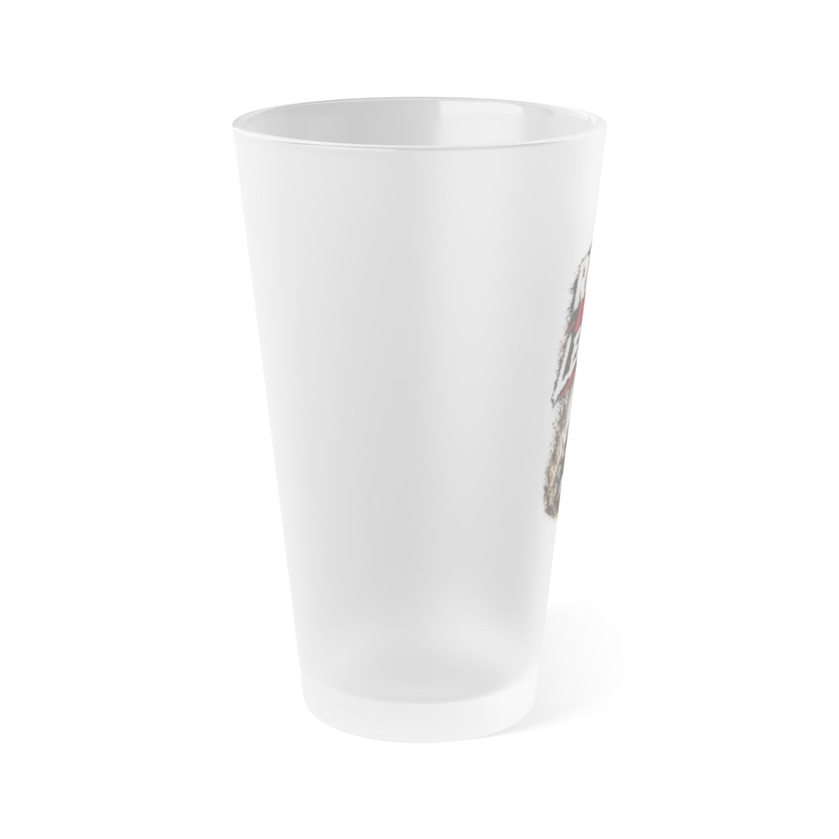 Ride Like a Legend Frosted Moto Pint Glass