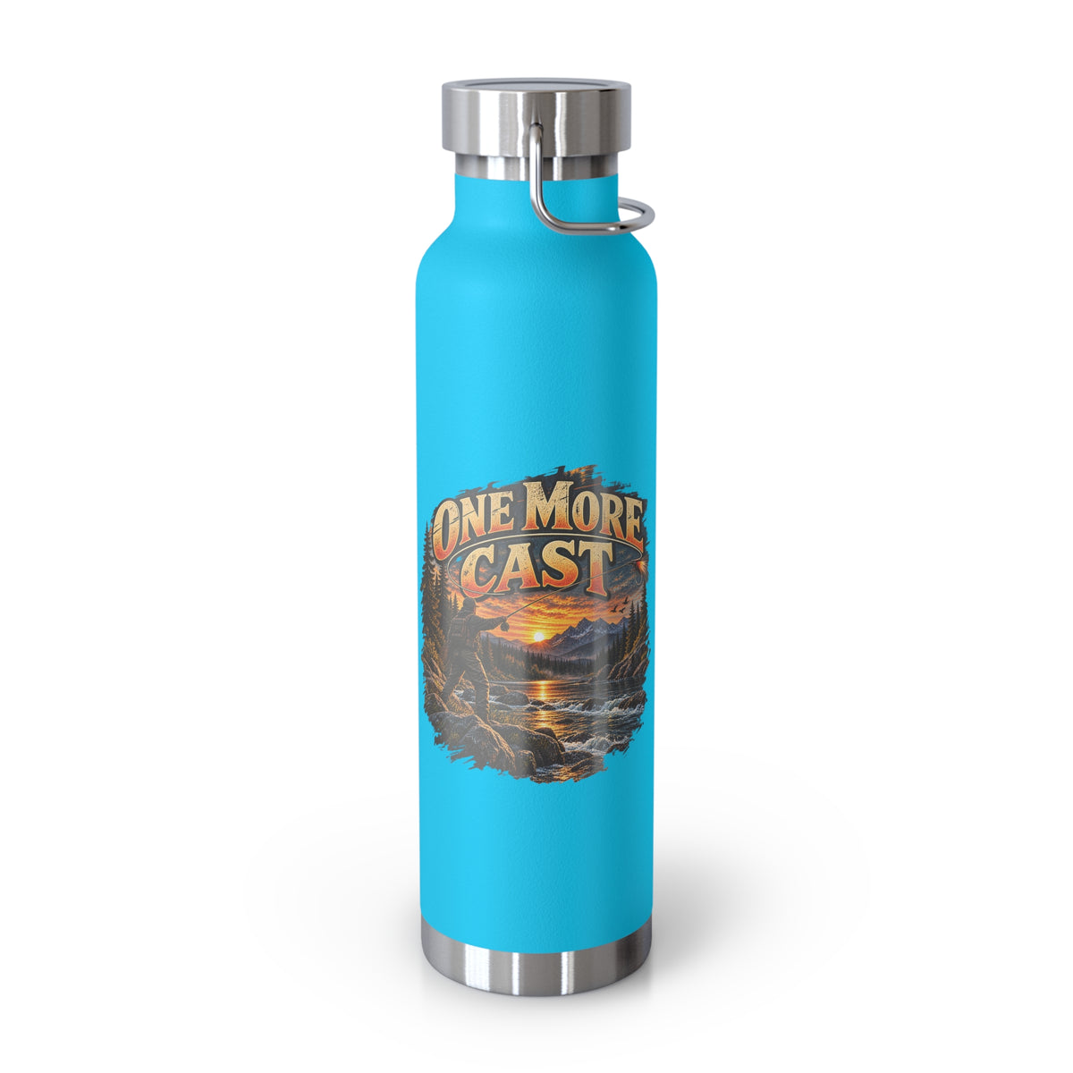 One More Cast Insulated Flask – Vintage Fishing Flask