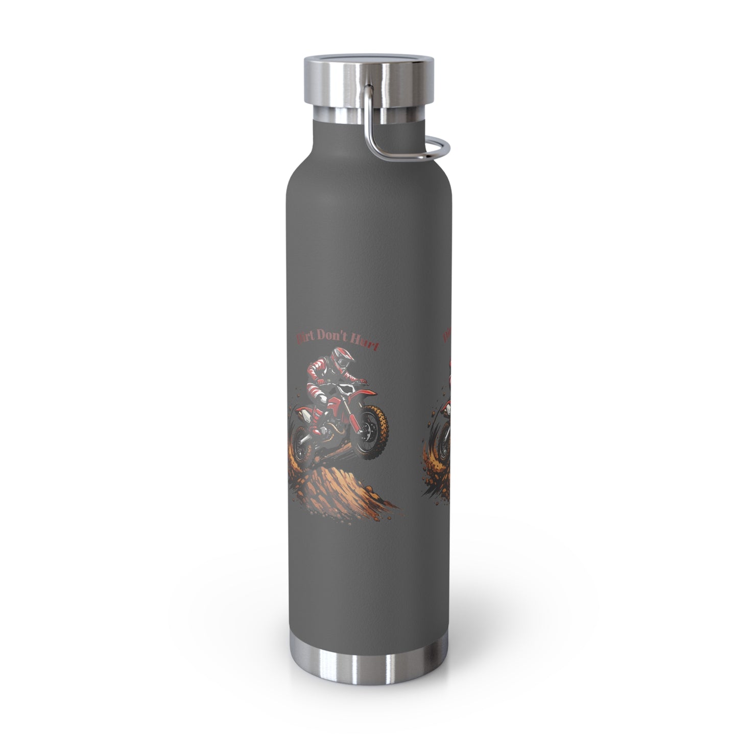 Dirt Don’t Hurt Moto Water Bottle — 22oz Insulated Stainless Steel