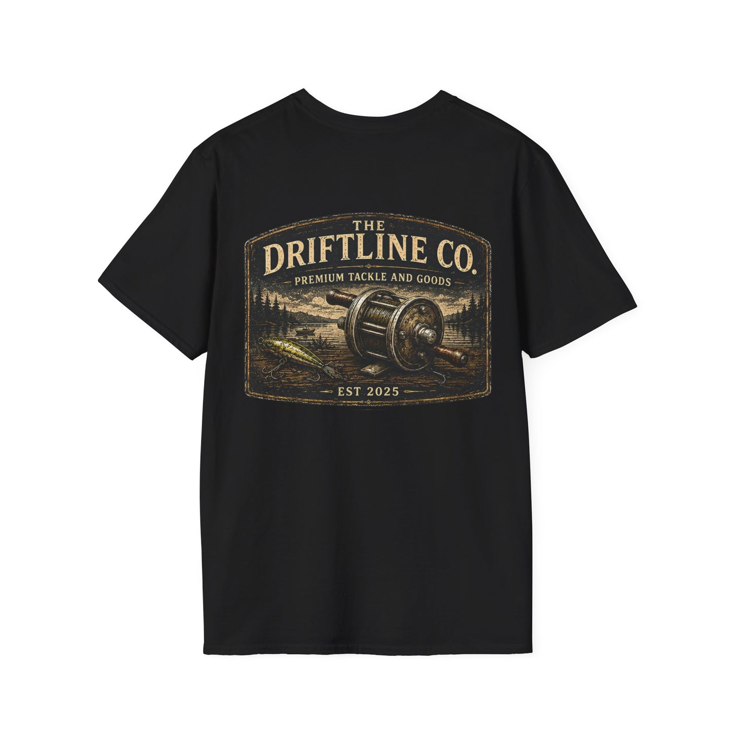 The Driftline Company Premium Tackle & Goods Fishing T-Shirt