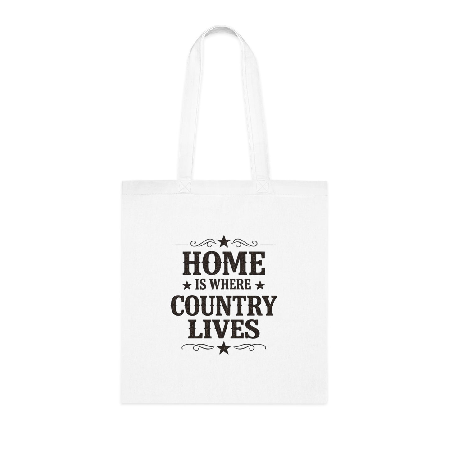 Home Is Where Country Lives Tote Bag – Country Shopper Bag