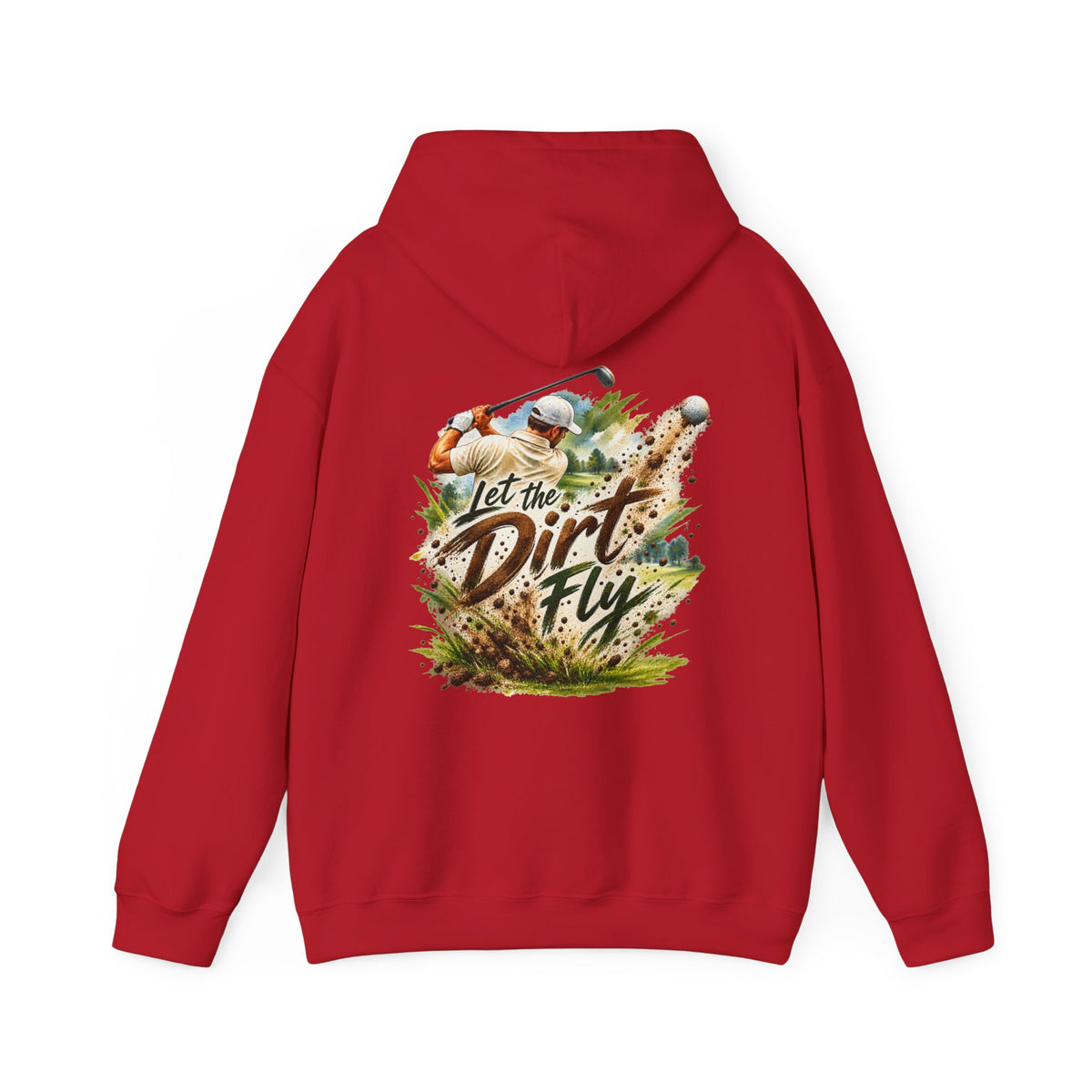 Sweat à capuche de golf - Pull de golfeur "Laisse la terre voler"