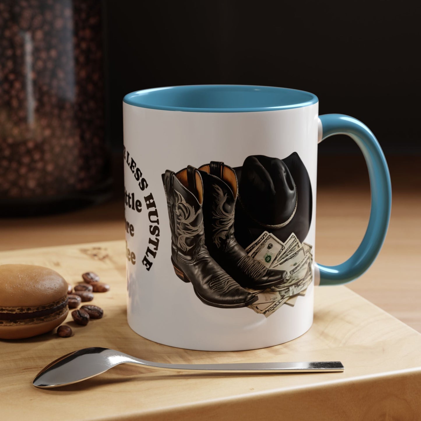 Accent Coffee Mug - Great for Coffee Lovers, Cowboys, Great Gift, Unique Mug for Home or Office - SJM Print Store