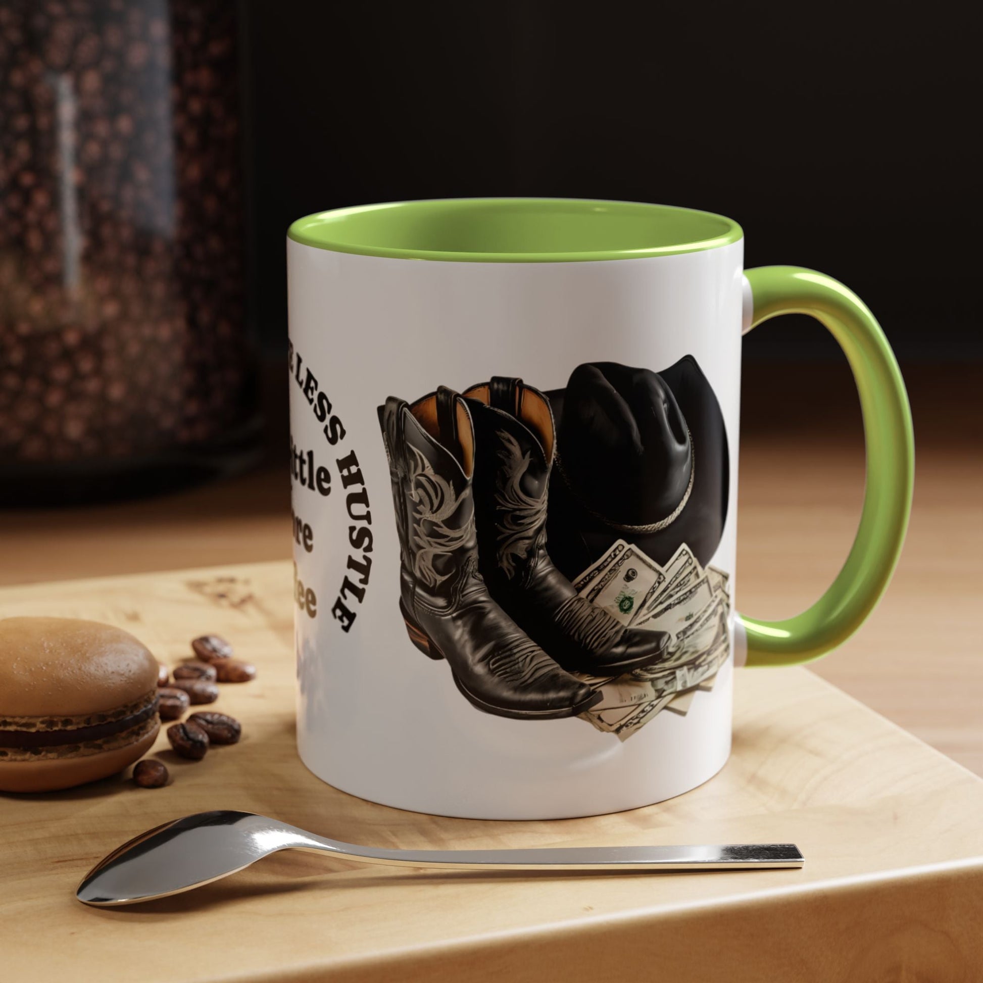 Accent Coffee Mug - Great for Coffee Lovers, Cowboys, Great Gift, Unique Mug for Home or Office - SJM Print Store
