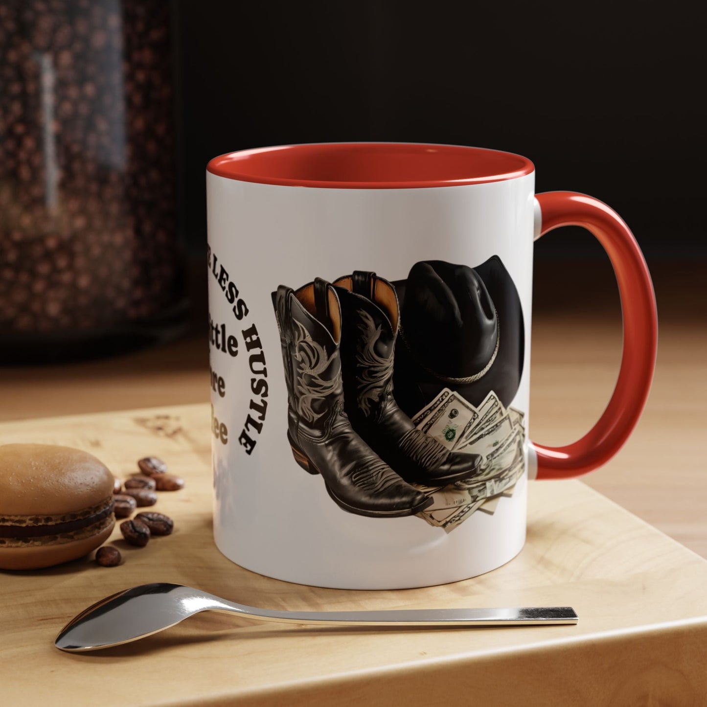 Accent Coffee Mug - Great for Coffee Lovers, Cowboys, Great Gift, Unique Mug for Home or Office - SJM Print Store