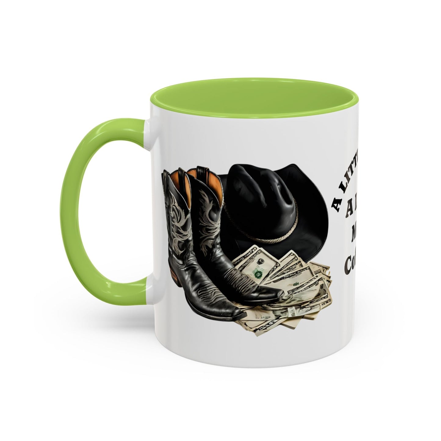 Accent Coffee Mug - Great for Coffee Lovers, Cowboys, Great Gift, Unique Mug for Home or Office - SJM Print Store