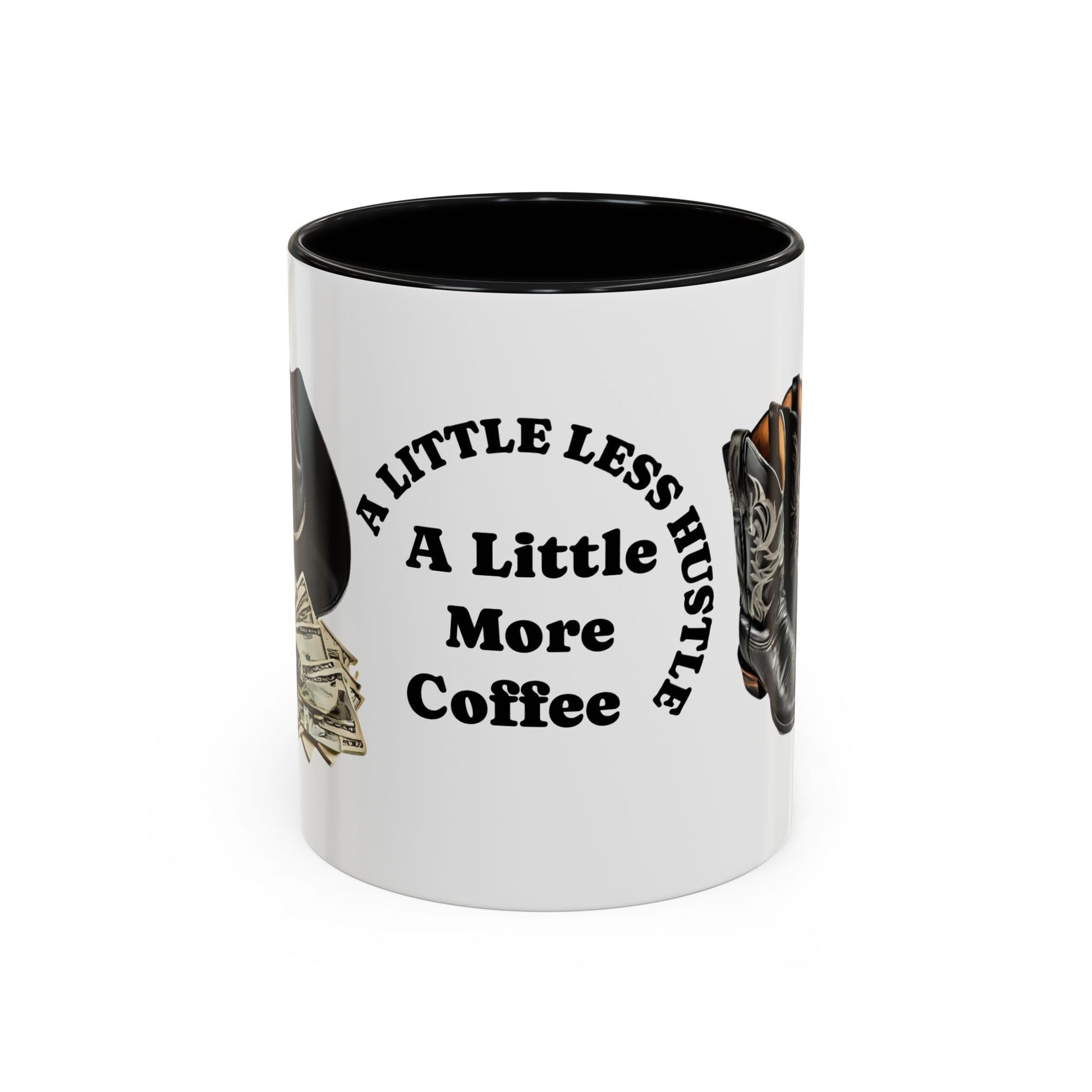 Accent Coffee Mug - Great for Coffee Lovers, Cowboys, Great Gift, Unique Mug for Home or Office - SJM Print Store