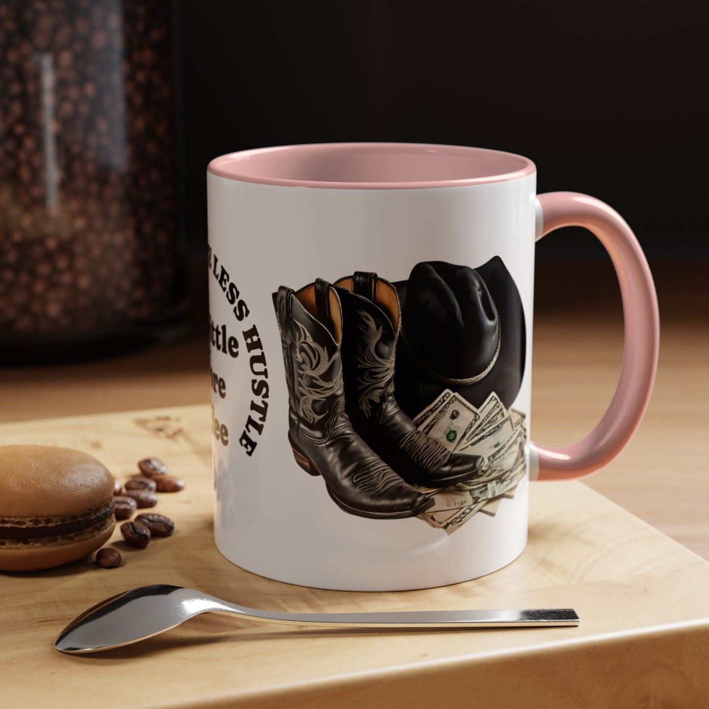 Accent Coffee Mug - Great for Coffee Lovers, Cowboys, Great Gift, Unique Mug for Home or Office - SJM Print Store