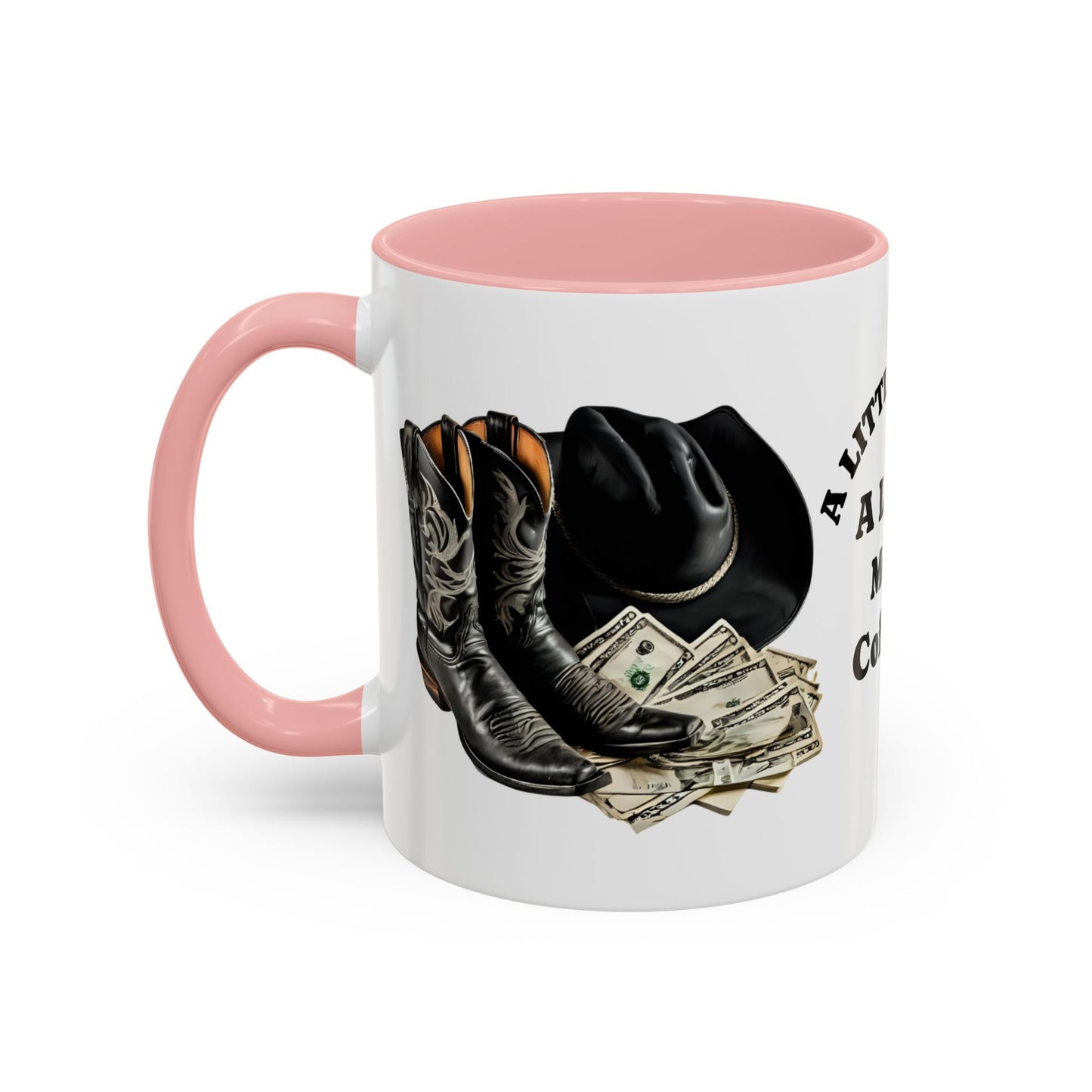 Accent Coffee Mug - Great for Coffee Lovers, Cowboys, Great Gift, Unique Mug for Home or Office - SJM Print Store