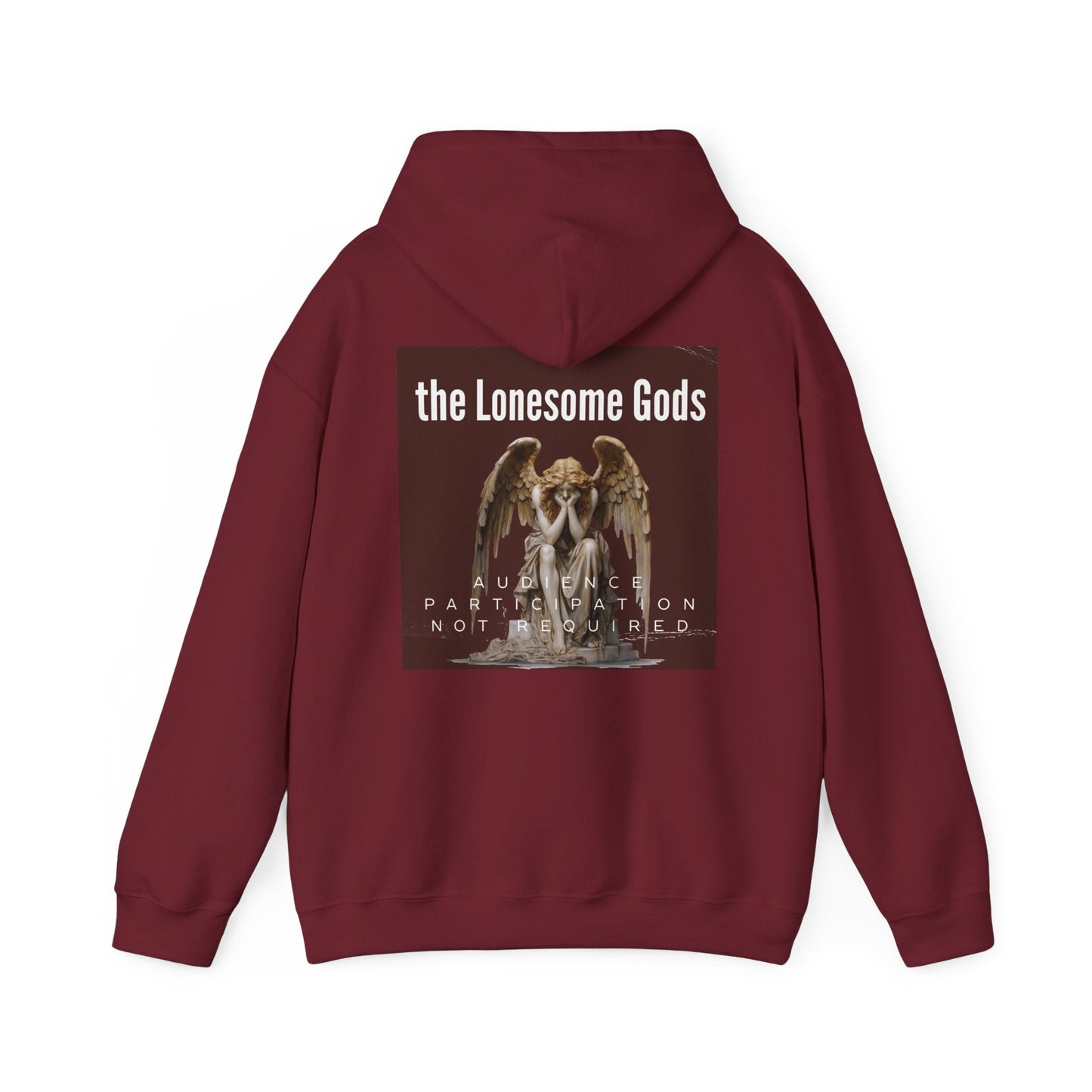 Audience Participation Not Required Hoodie The Lonesome Gods - SJM Print Store