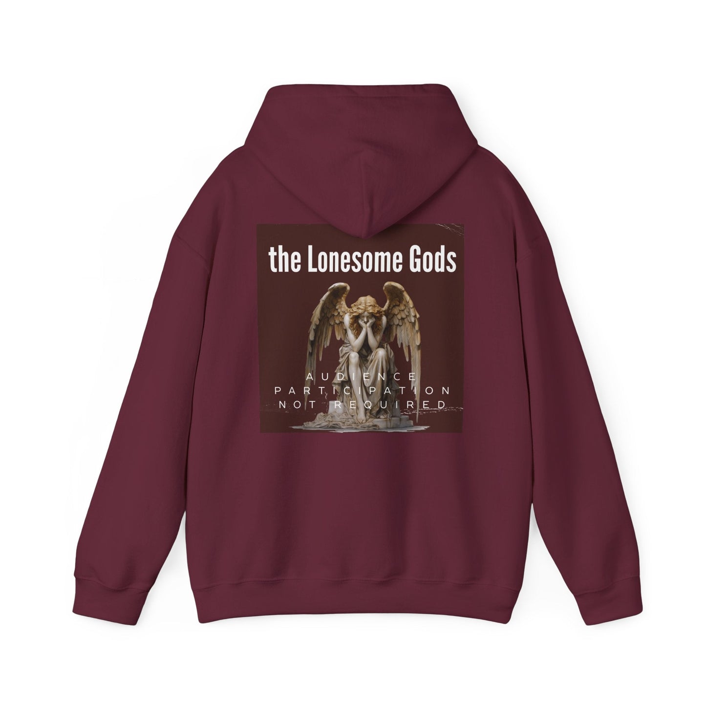 Audience Participation Not Required Hoodie The Lonesome Gods - SJM Print Store