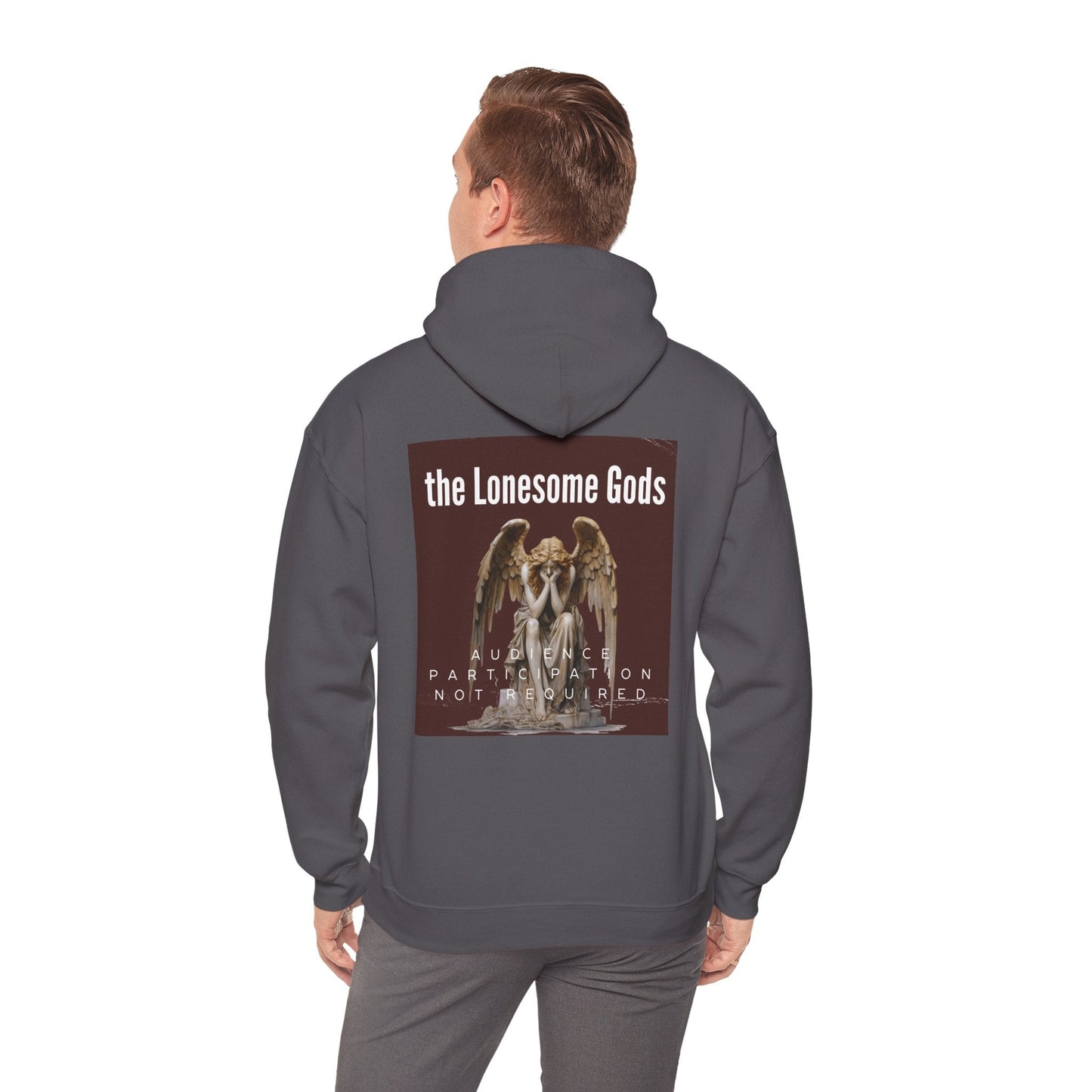 Audience Participation Not Required Hoodie The Lonesome Gods - SJM Print Store