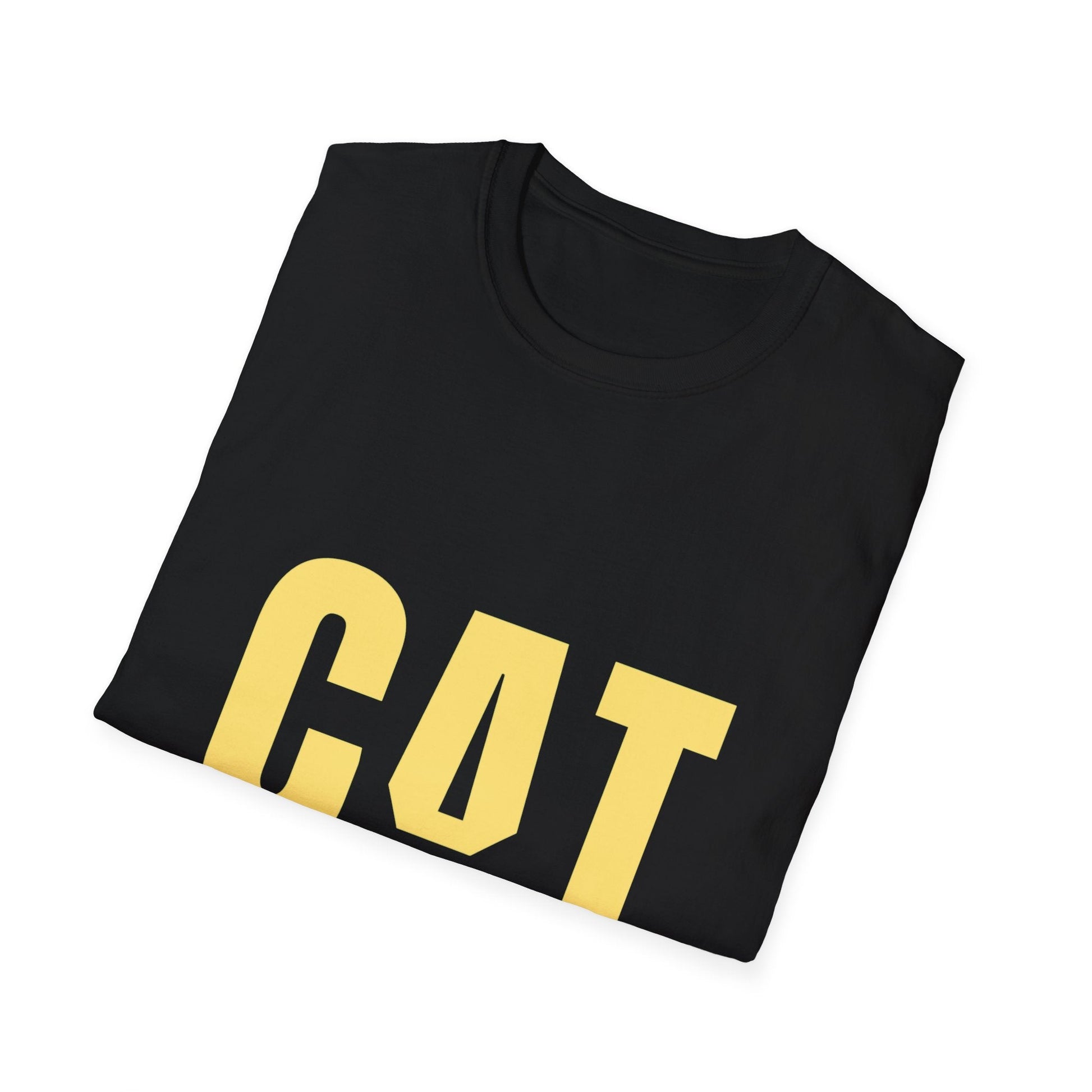 Black Green Eyed Cat Unisex T-Shirt - SJM Print Store
