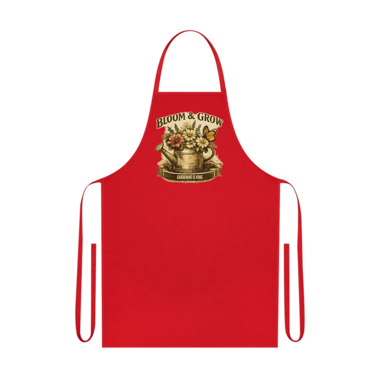 Bloom and Grow Cotton Gardening themed Apron - SJM Print Store
