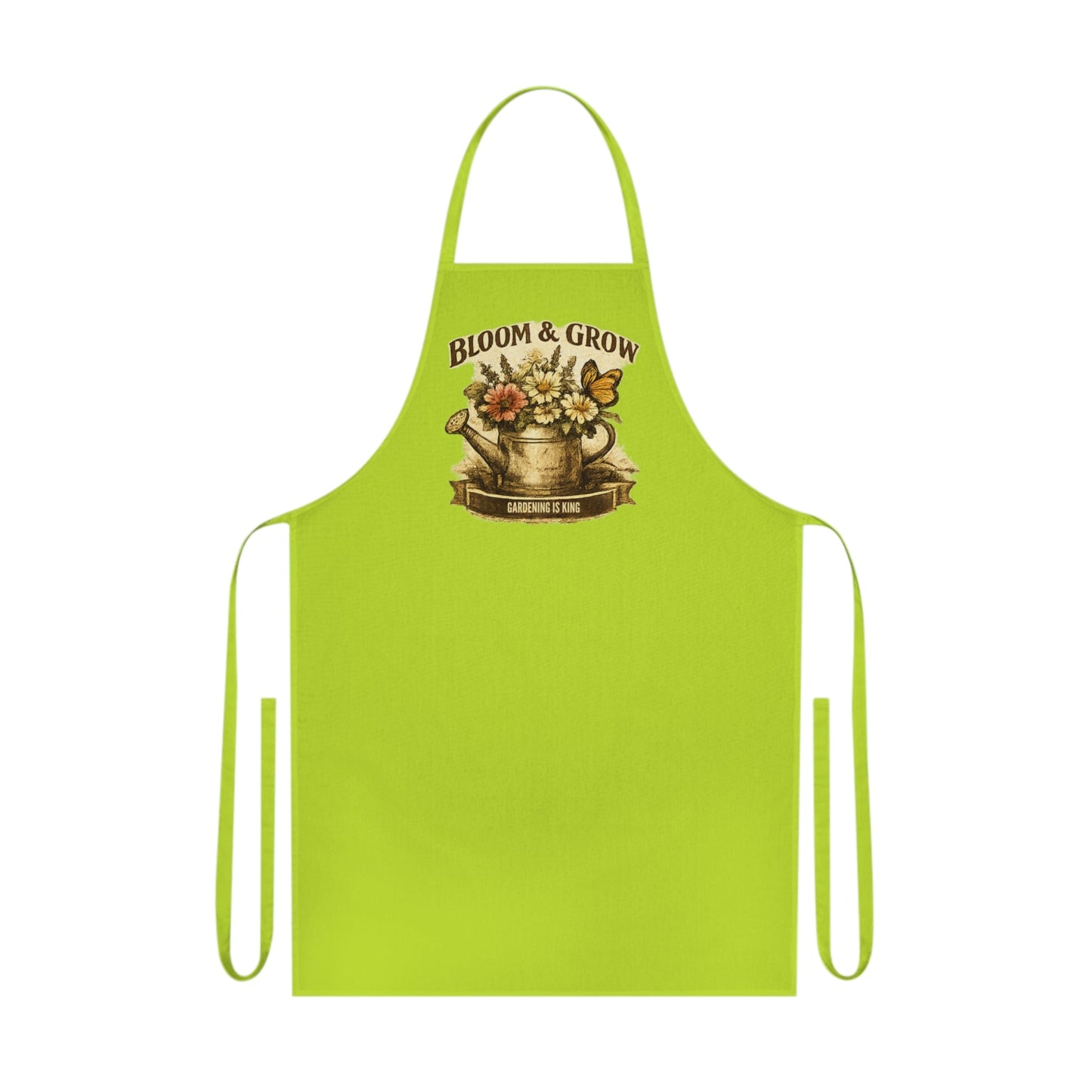 Bloom and Grow Cotton Gardening themed Apron - SJM Print Store