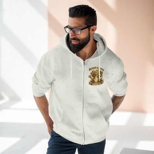 Bloom and Grow Gardening Zip Unisex Hoodie - SJM Print Store