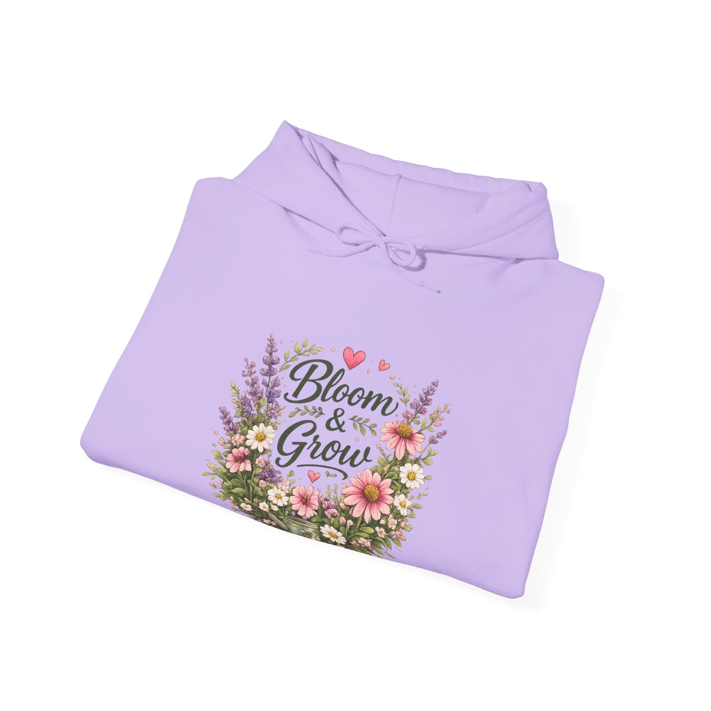Bloom & Grow Gardeners Hoodie — Floral Emblem Gardening Sweatshirt - SJM Print Store