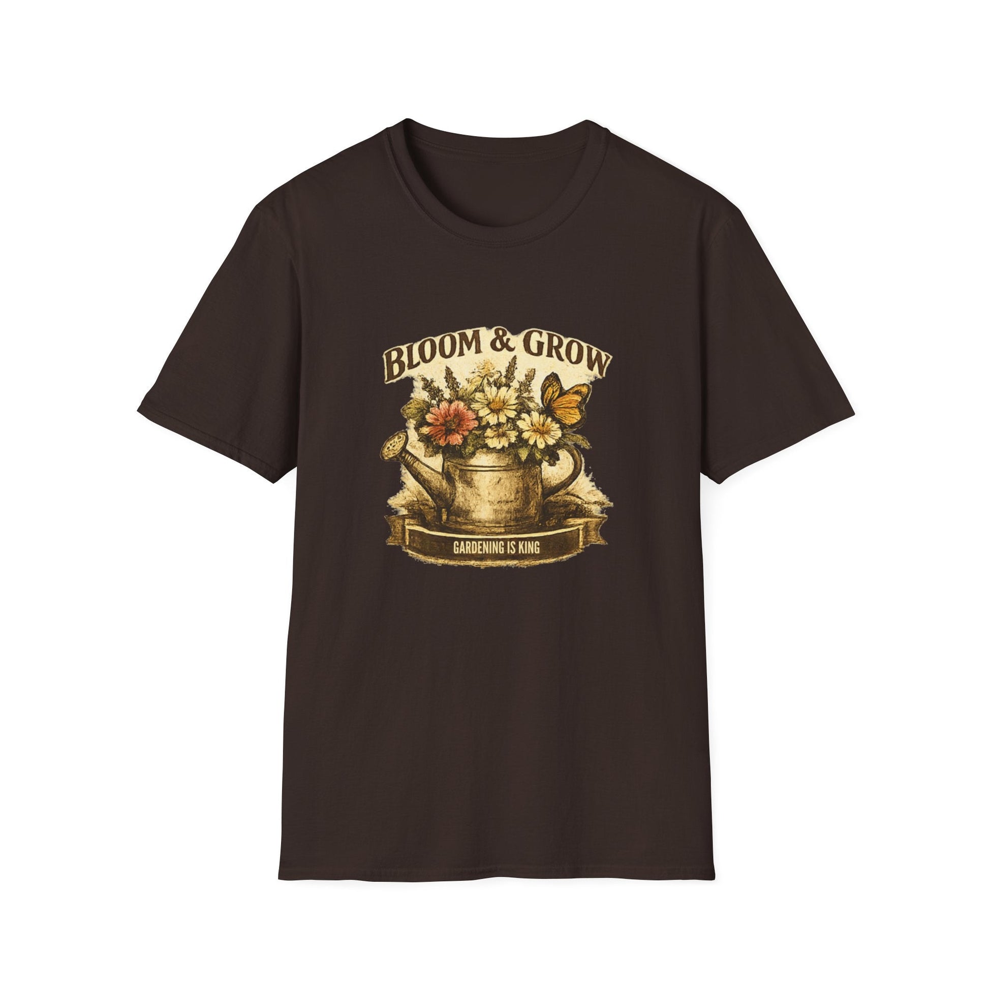 Bloom & Grow T-Shirt Gardening Enthusiasts Vintage Tee - SJM Print Store