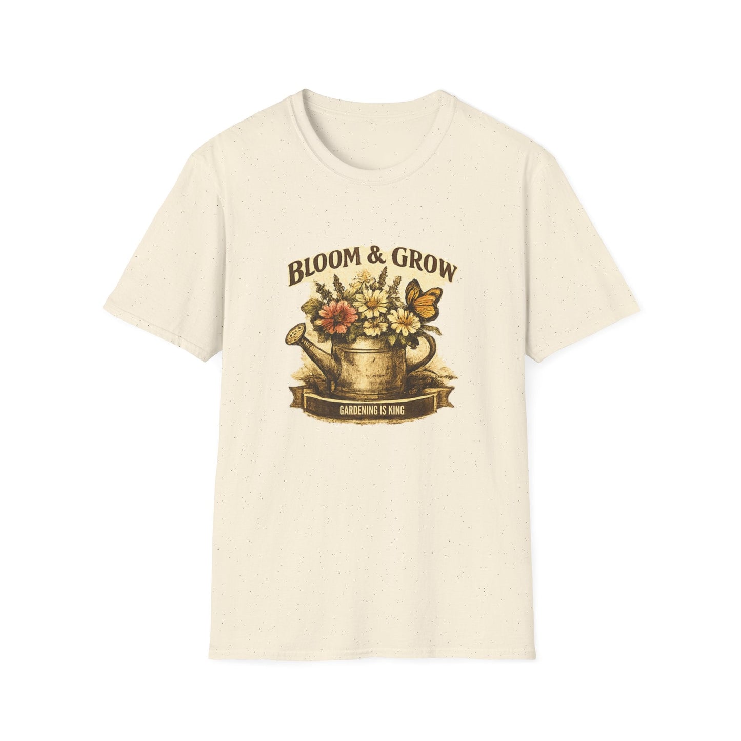 Bloom & Grow T-Shirt Gardening Enthusiasts Vintage Tee - SJM Print Store