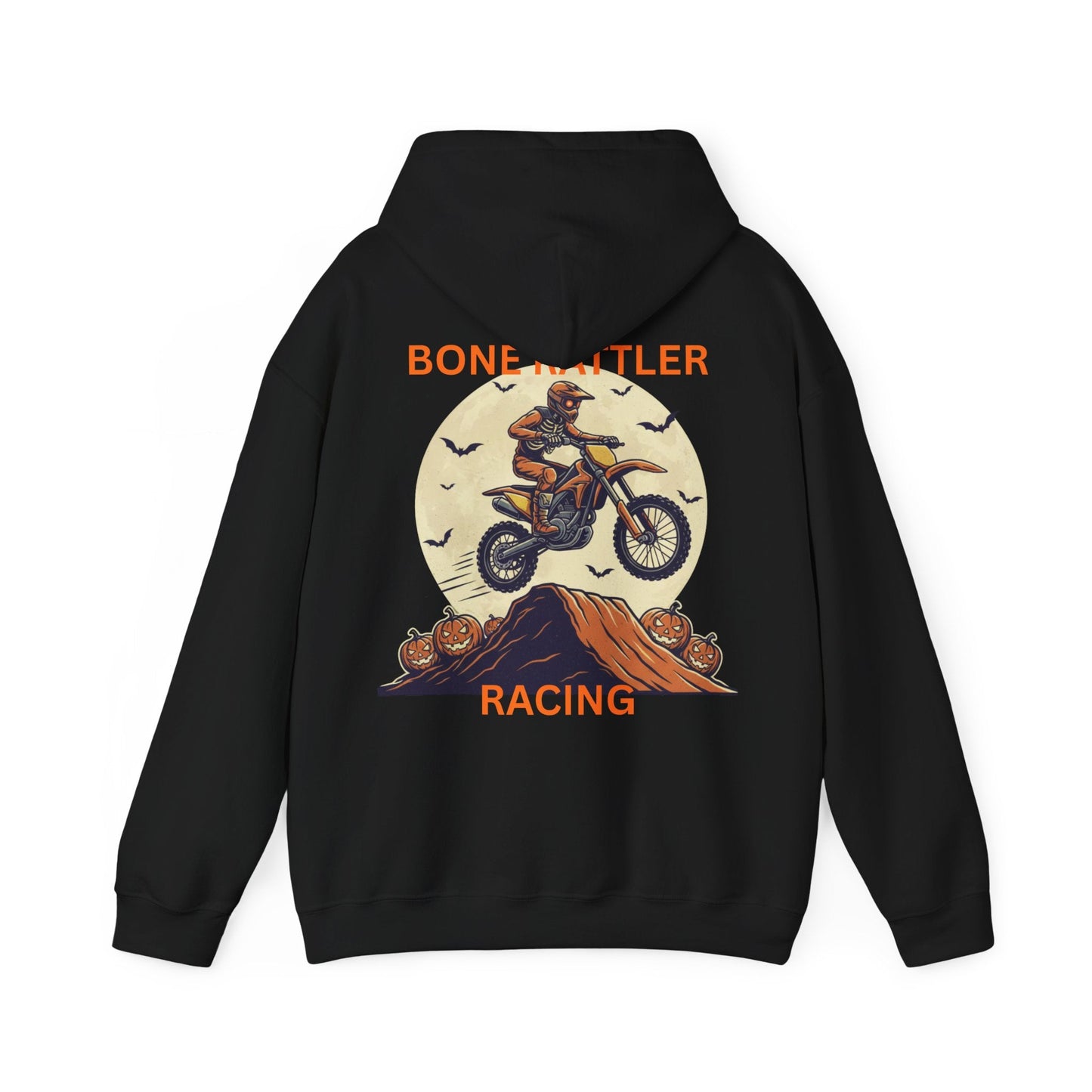 Bone Rattler Motocross Halloween Hoodie - SJM Print Store