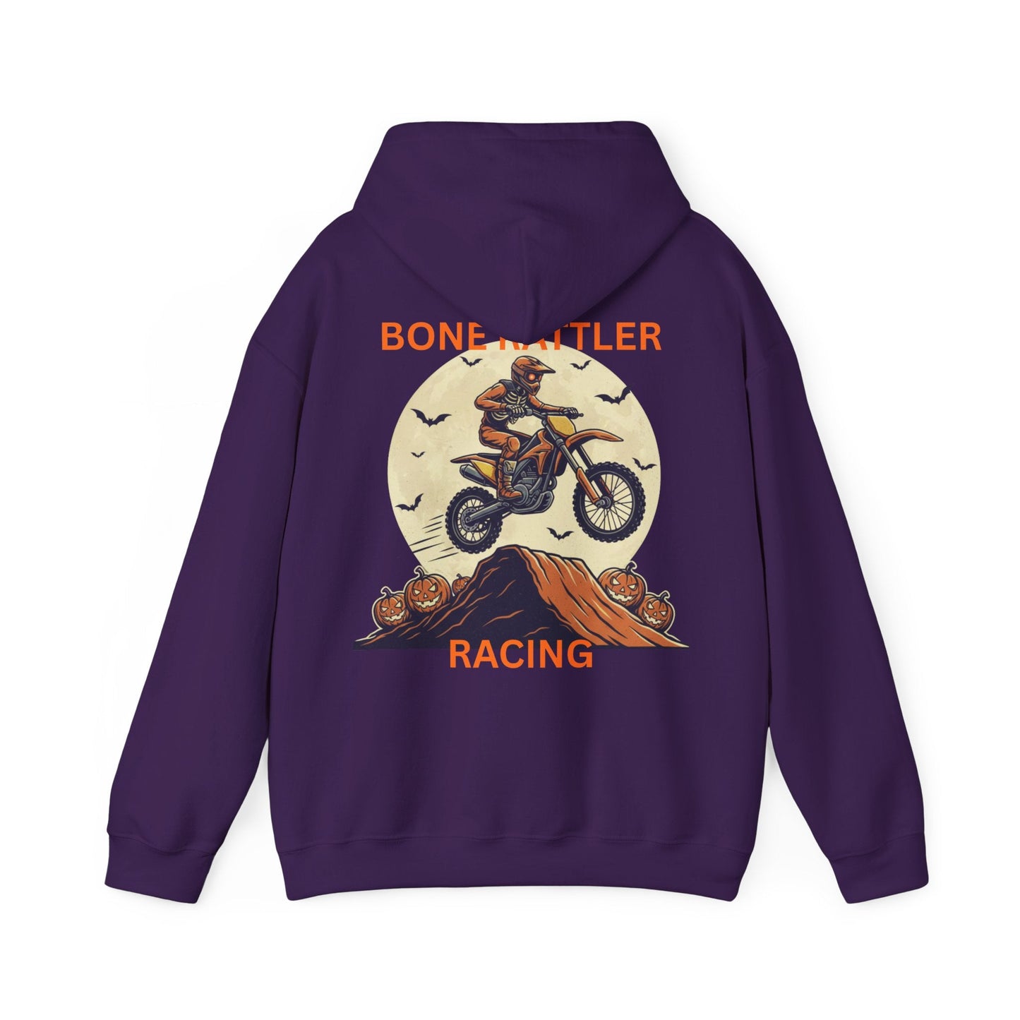 Bone Rattler Motocross Halloween Hoodie - SJM Print Store