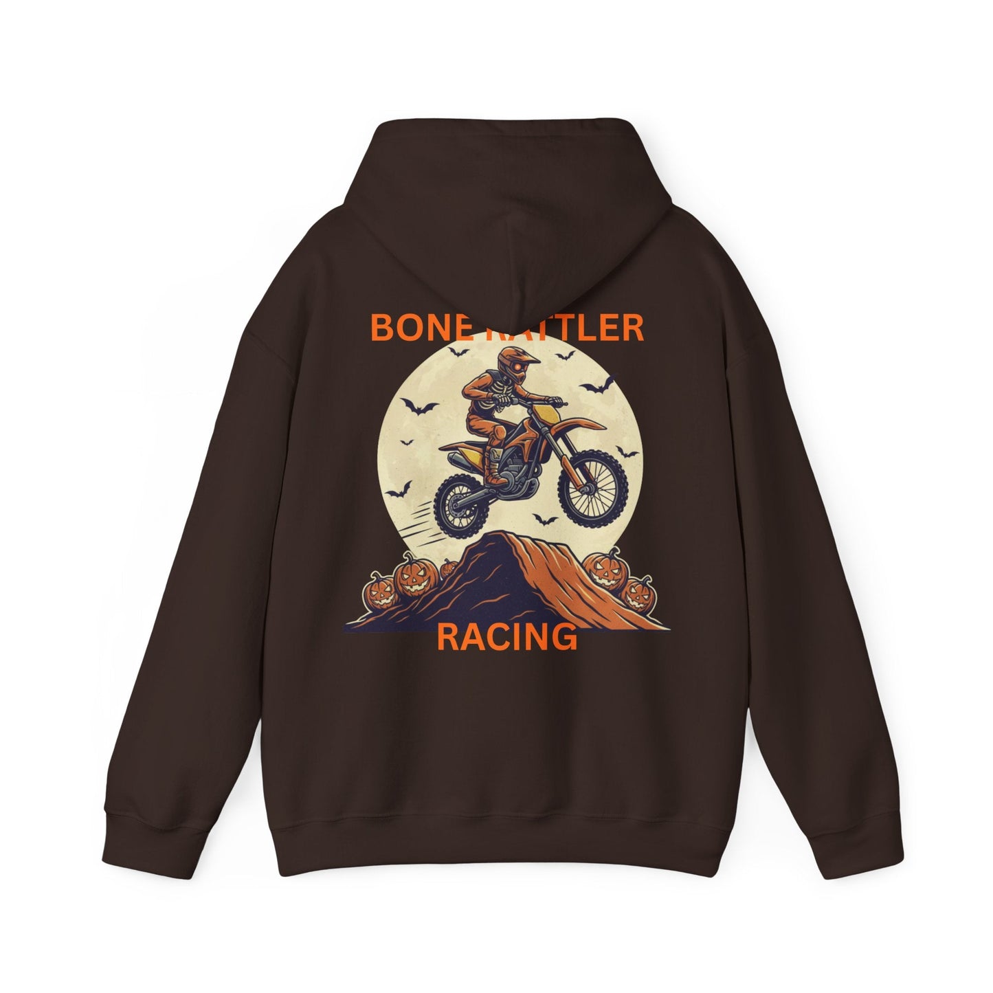 Bone Rattler Motocross Halloween Hoodie - SJM Print Store