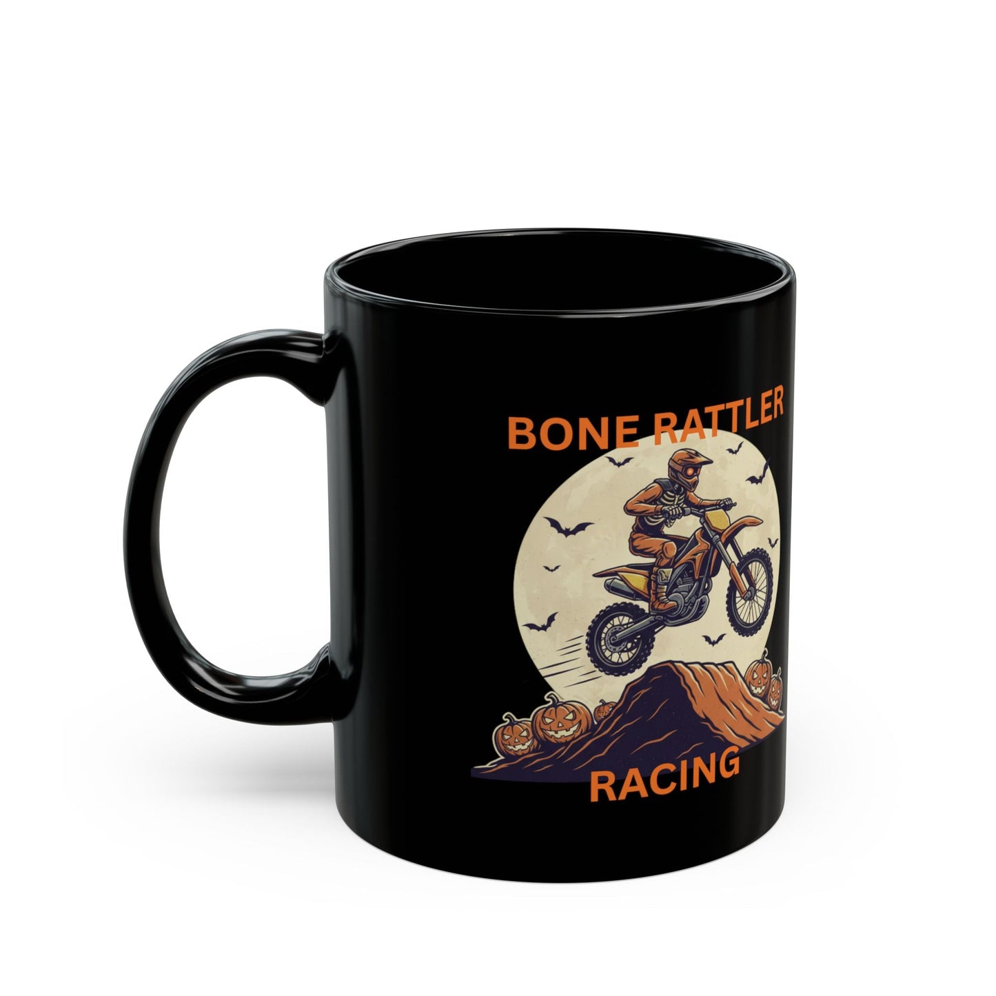 Bone Rattler Motocross Halloween Mug - SJM Print Store