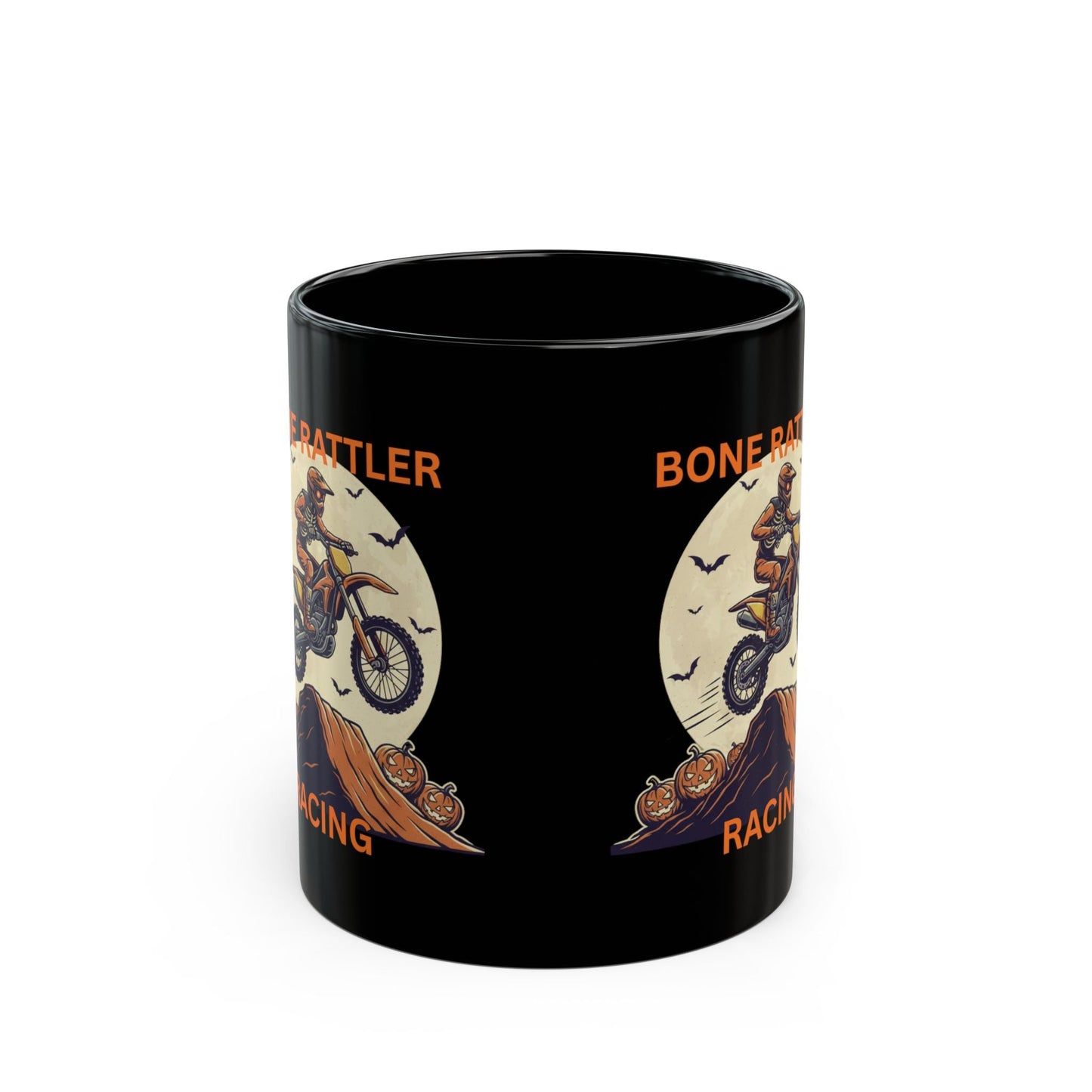 Bone Rattler Motocross Halloween Mug - SJM Print Store