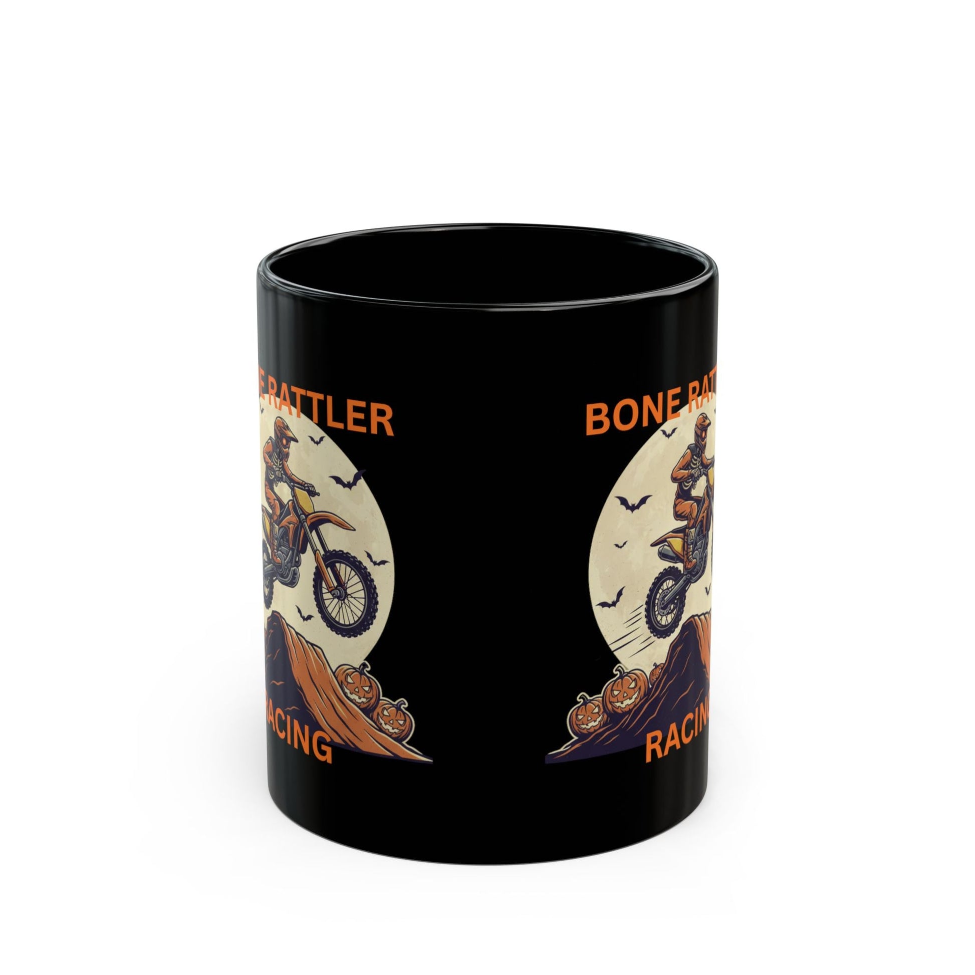 Bone Rattler Motocross Halloween Mug - SJM Print Store