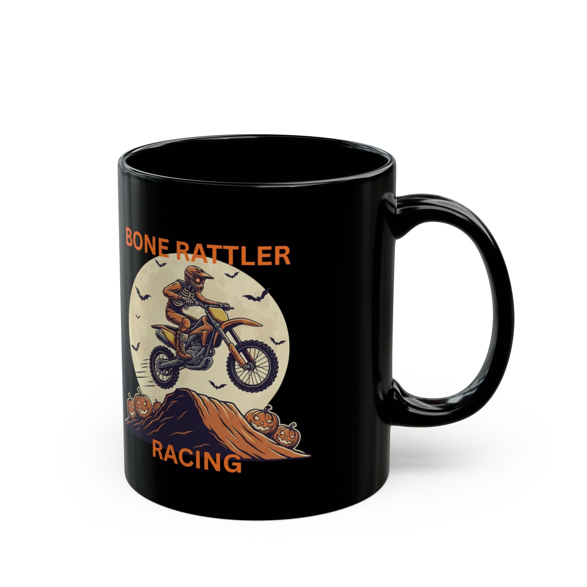 Bone Rattler Motocross Halloween Mug - SJM Print Store