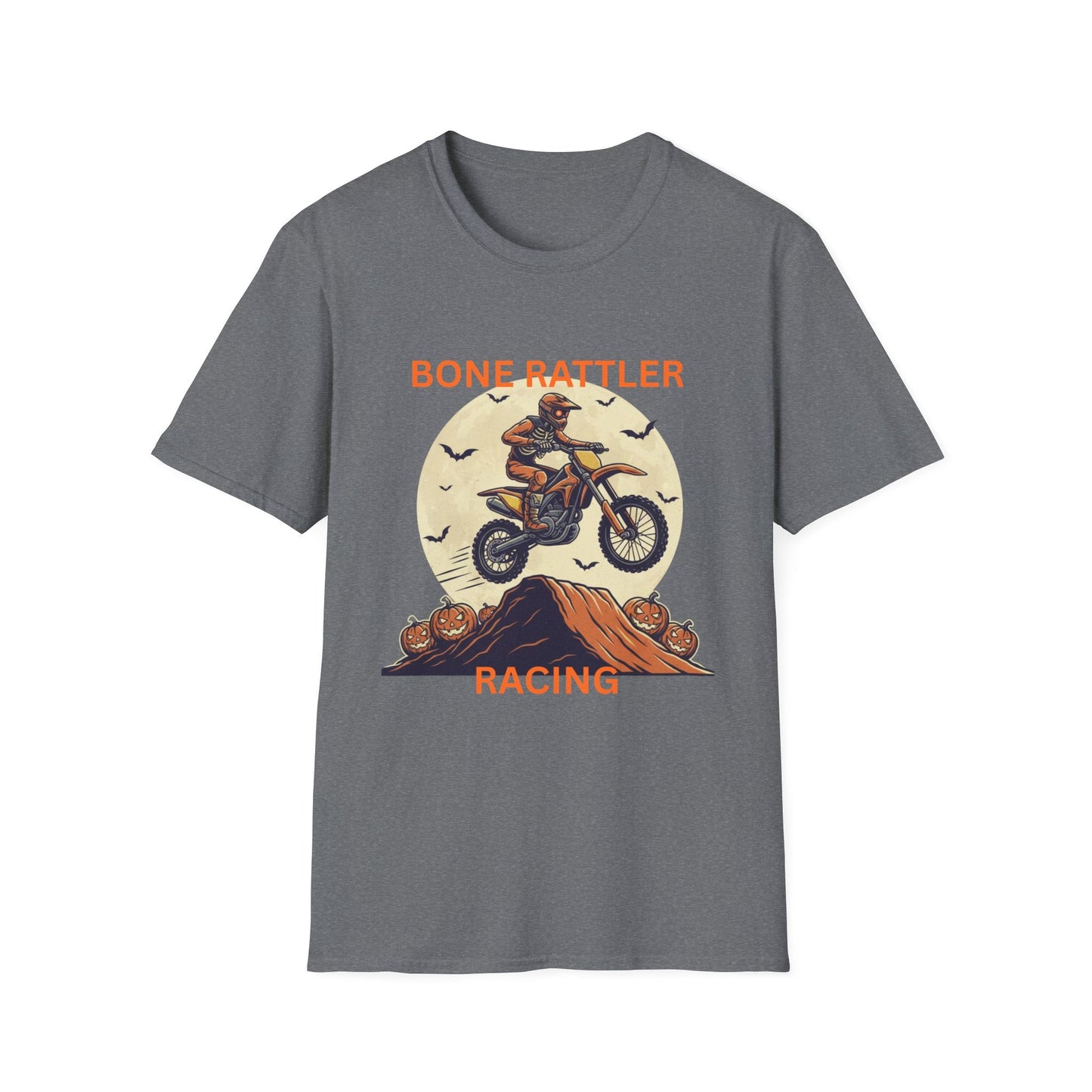 Bone Rattler Racing Halloween Motocross T-Shirt - SJM Print Store
