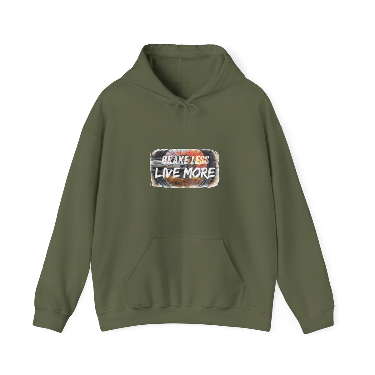 Brake Less Live More Hoodie — Motocross Graphic Pullover - SJM Print Store
