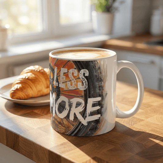 Brake Less Live More Motocross Ceramic Mug - SJM Print Store