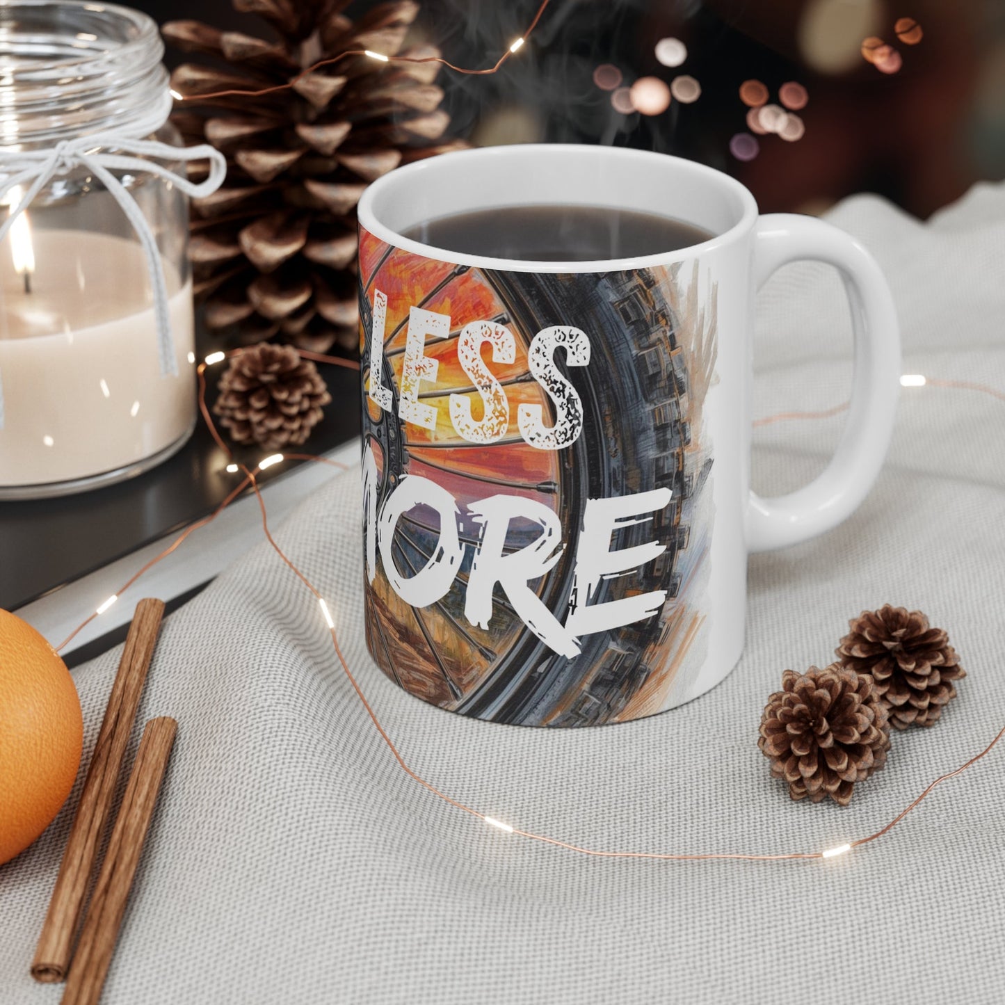 Brake Less Live More Motocross Ceramic Mug - SJM Print Store