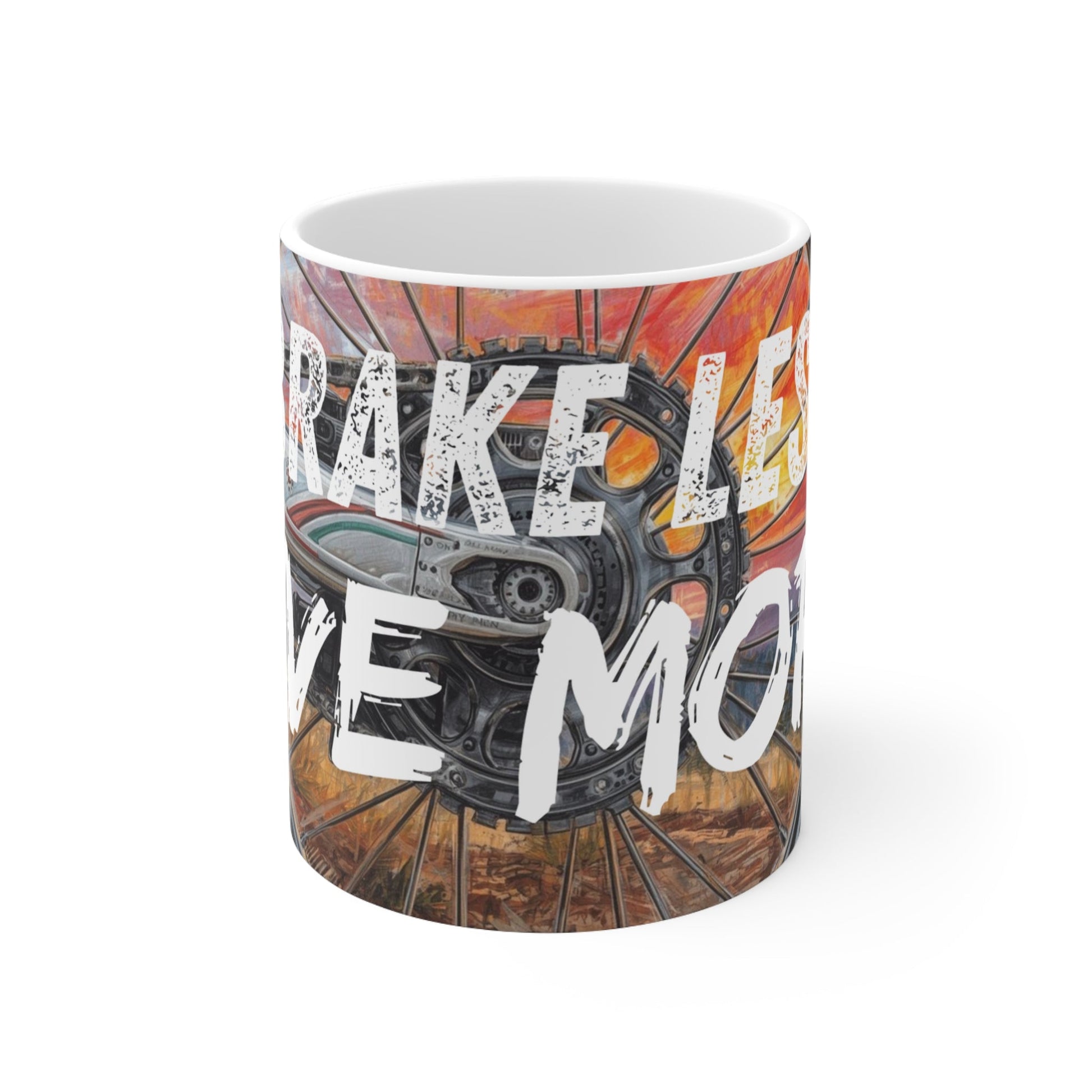 Brake Less Live More Motocross Ceramic Mug - SJM Print Store