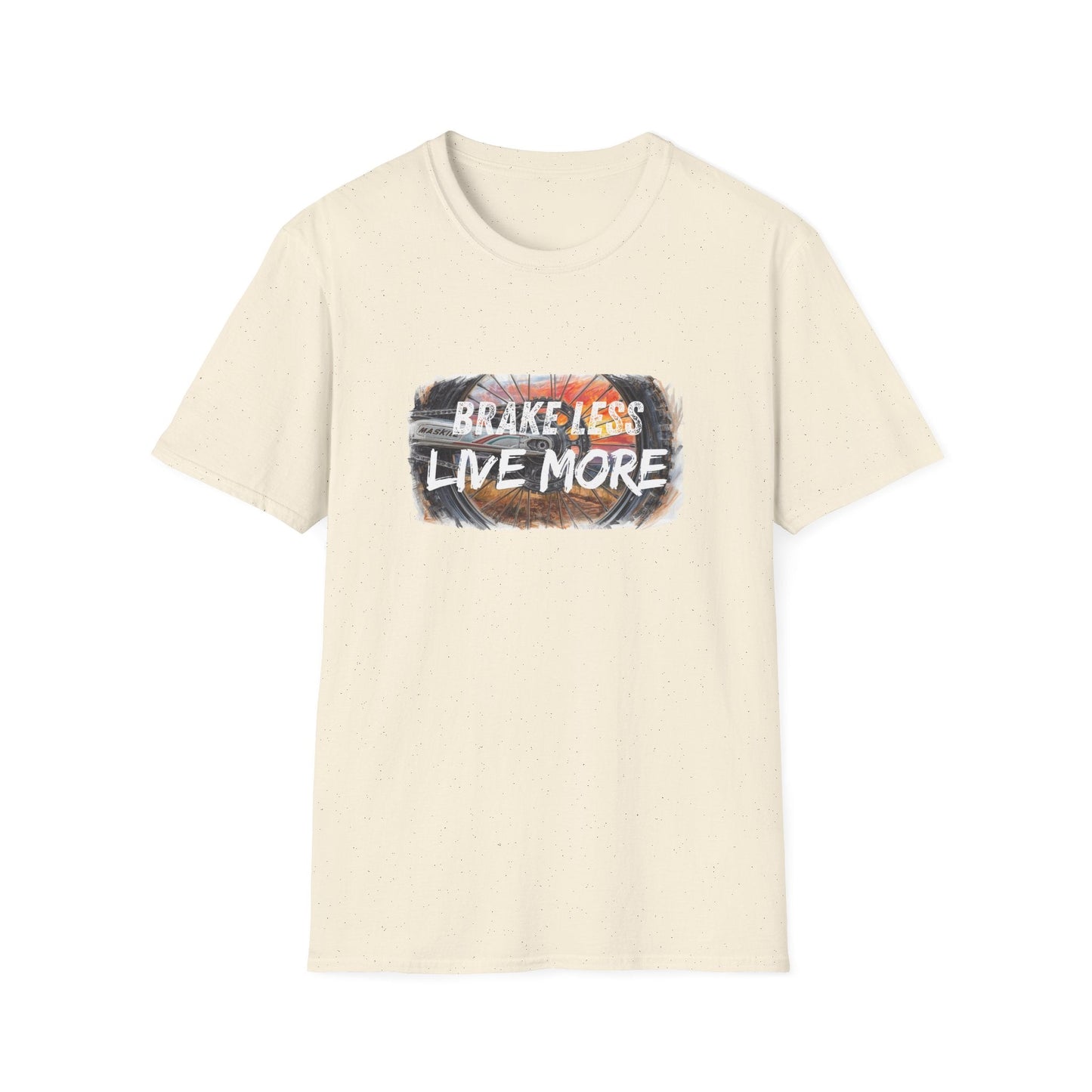 Brake Less Live More T-Shirt Adventure Motorcycle Riders Tee - SJM Print Store