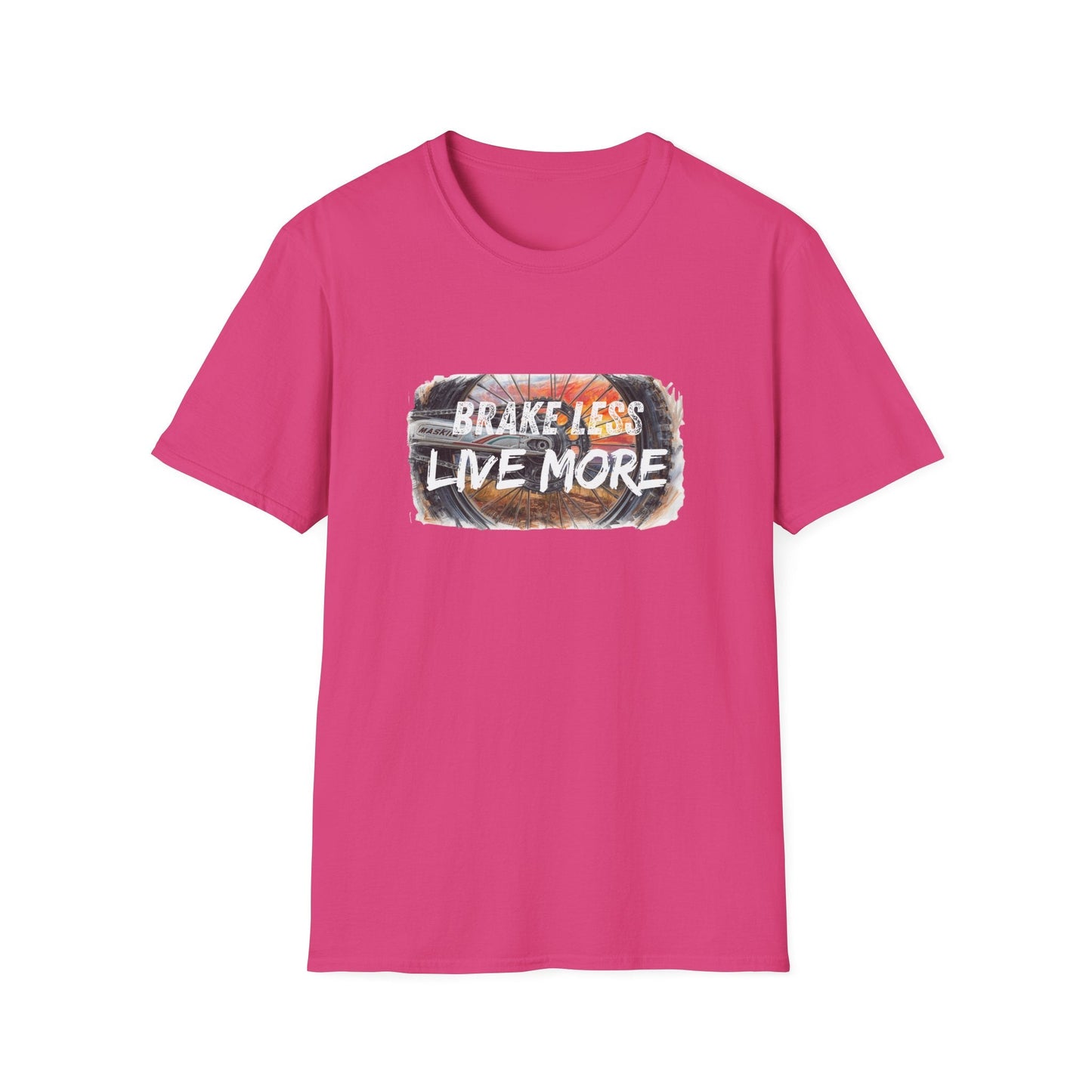 Brake Less Live More T-Shirt Adventure Motorcycle Riders Tee - SJM Print Store