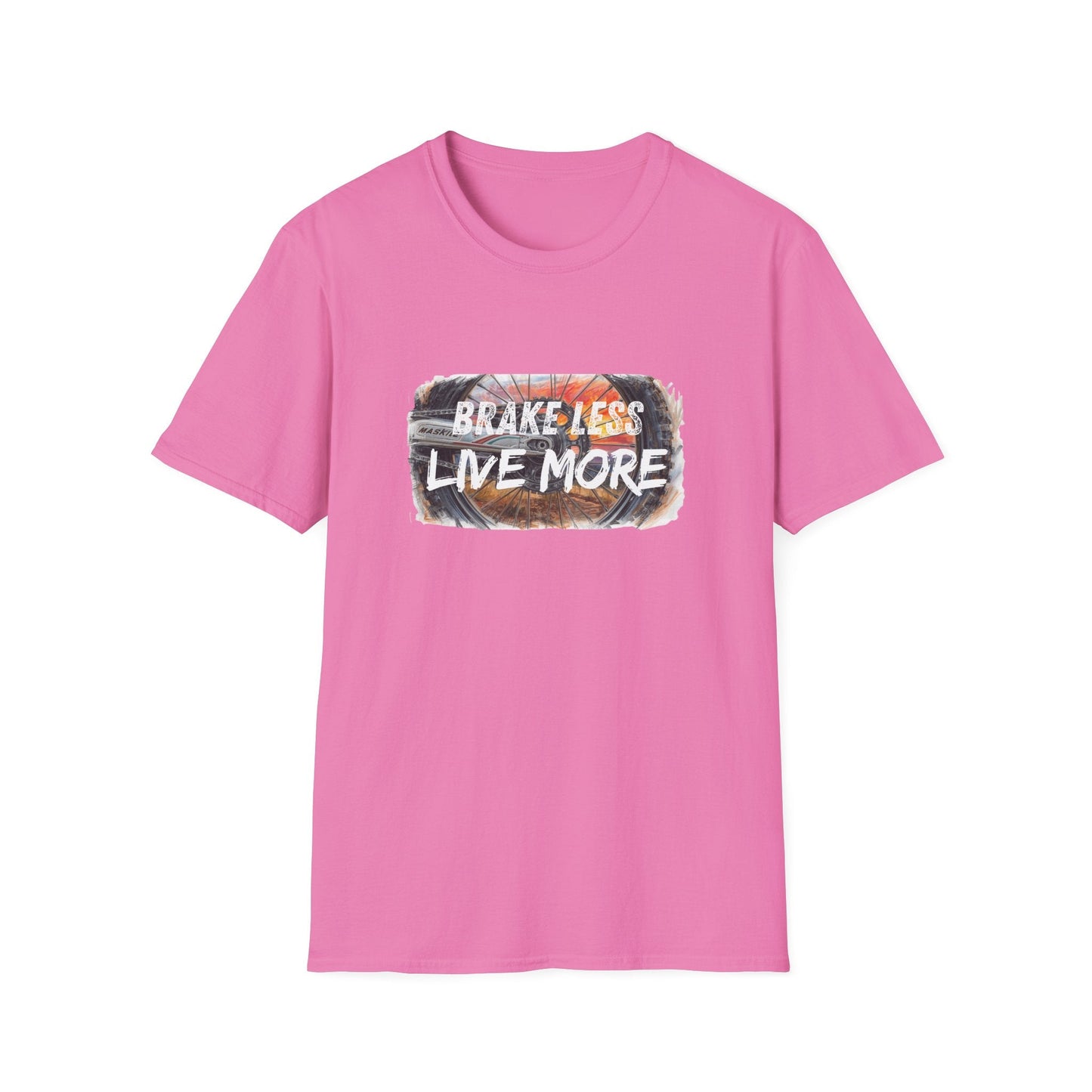 Brake Less Live More T-Shirt Adventure Motorcycle Riders Tee - SJM Print Store