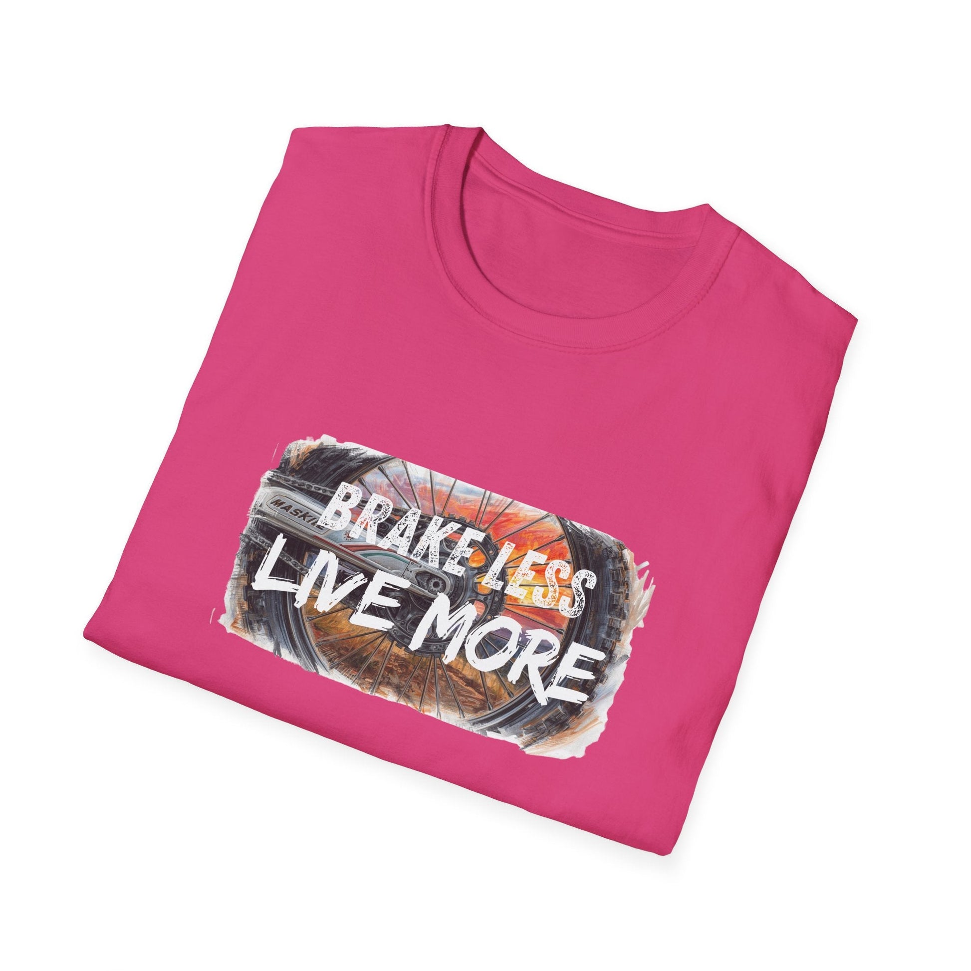 Brake Less Live More T-Shirt Adventure Motorcycle Riders Tee - SJM Print Store
