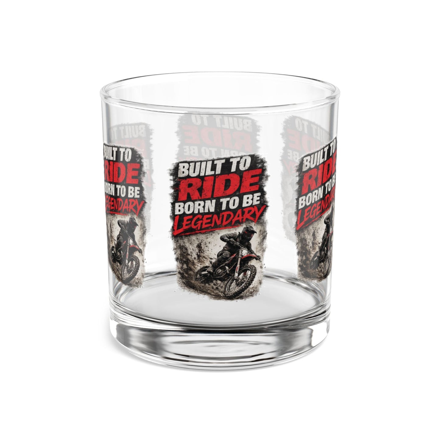 Built to Ride Dirt Bike Glass Tumbler - SJM Print Store