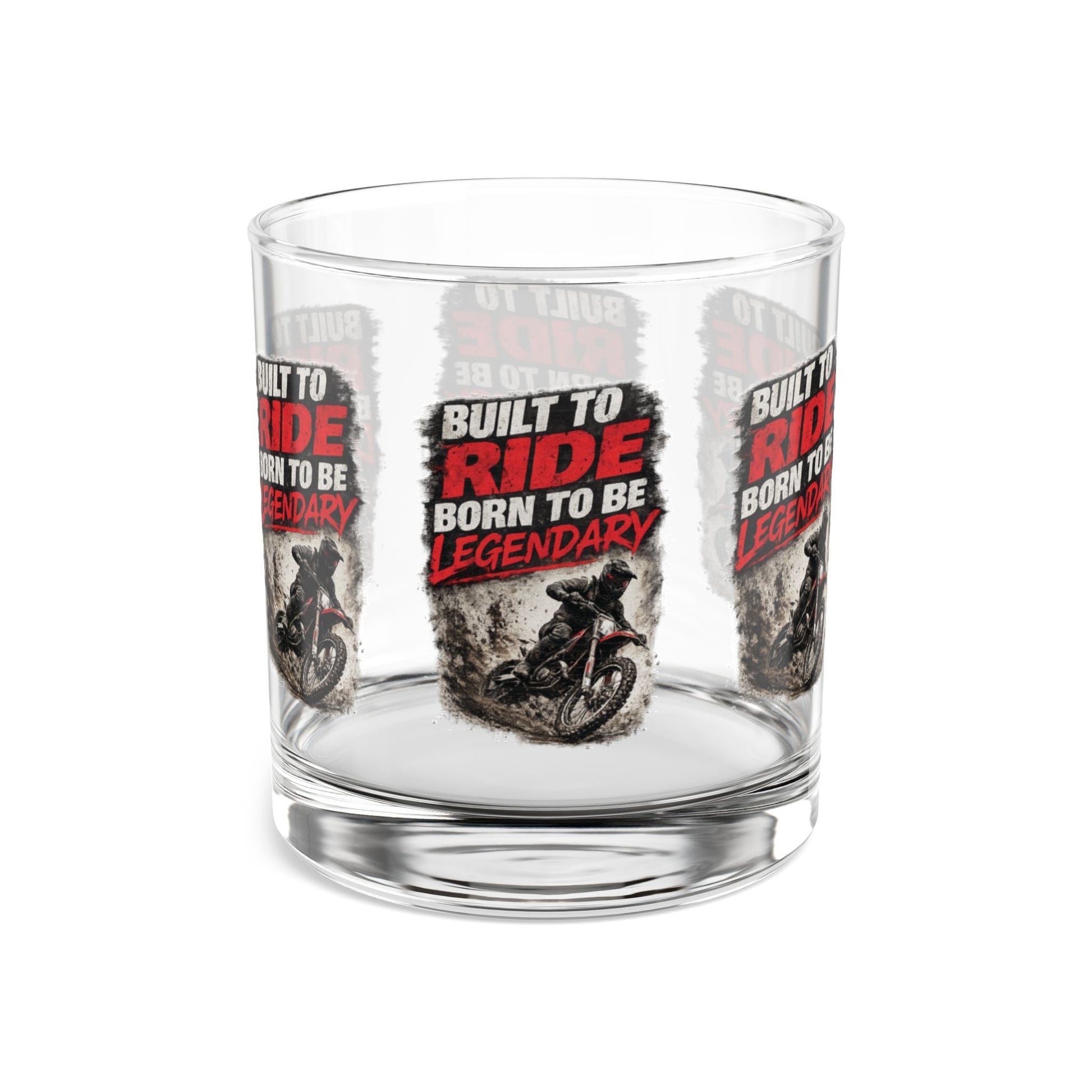Built to Ride Dirt Bike Glass Tumbler - SJM Print Store